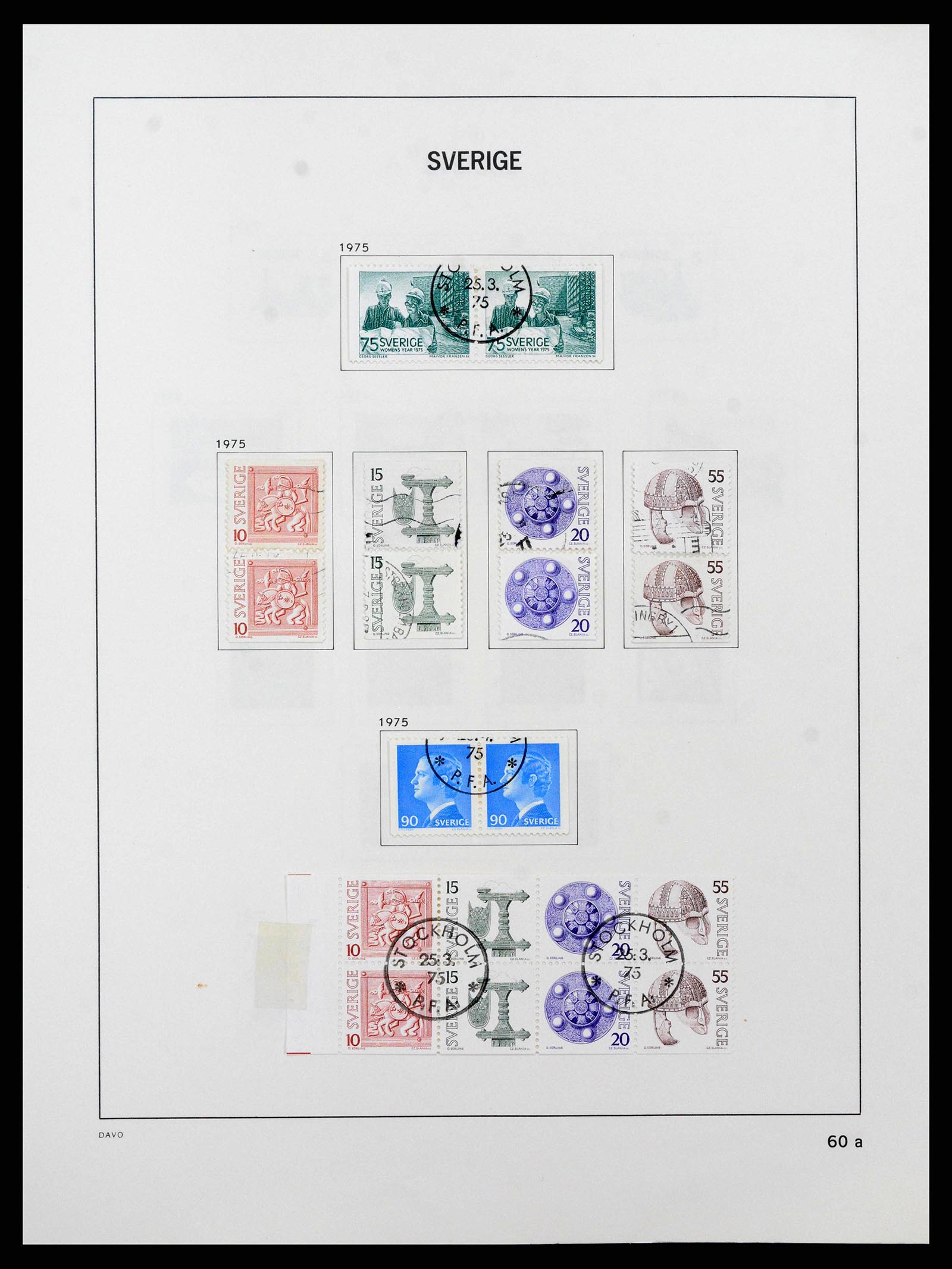 38736 0107 - Stamp collection 38736 Sweden 1855-1980.
