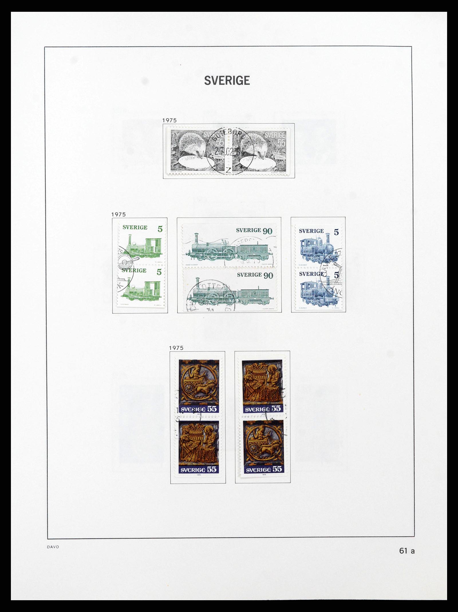 38736 0109 - Stamp collection 38736 Sweden 1855-1980.