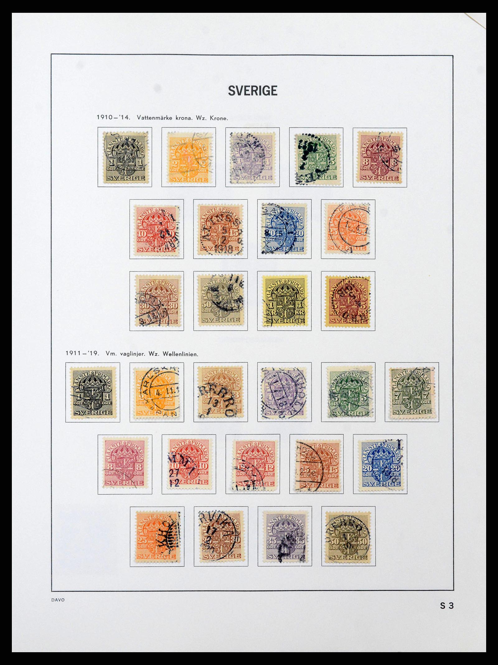 38736 0151 - Stamp collection 38736 Sweden 1855-1980.