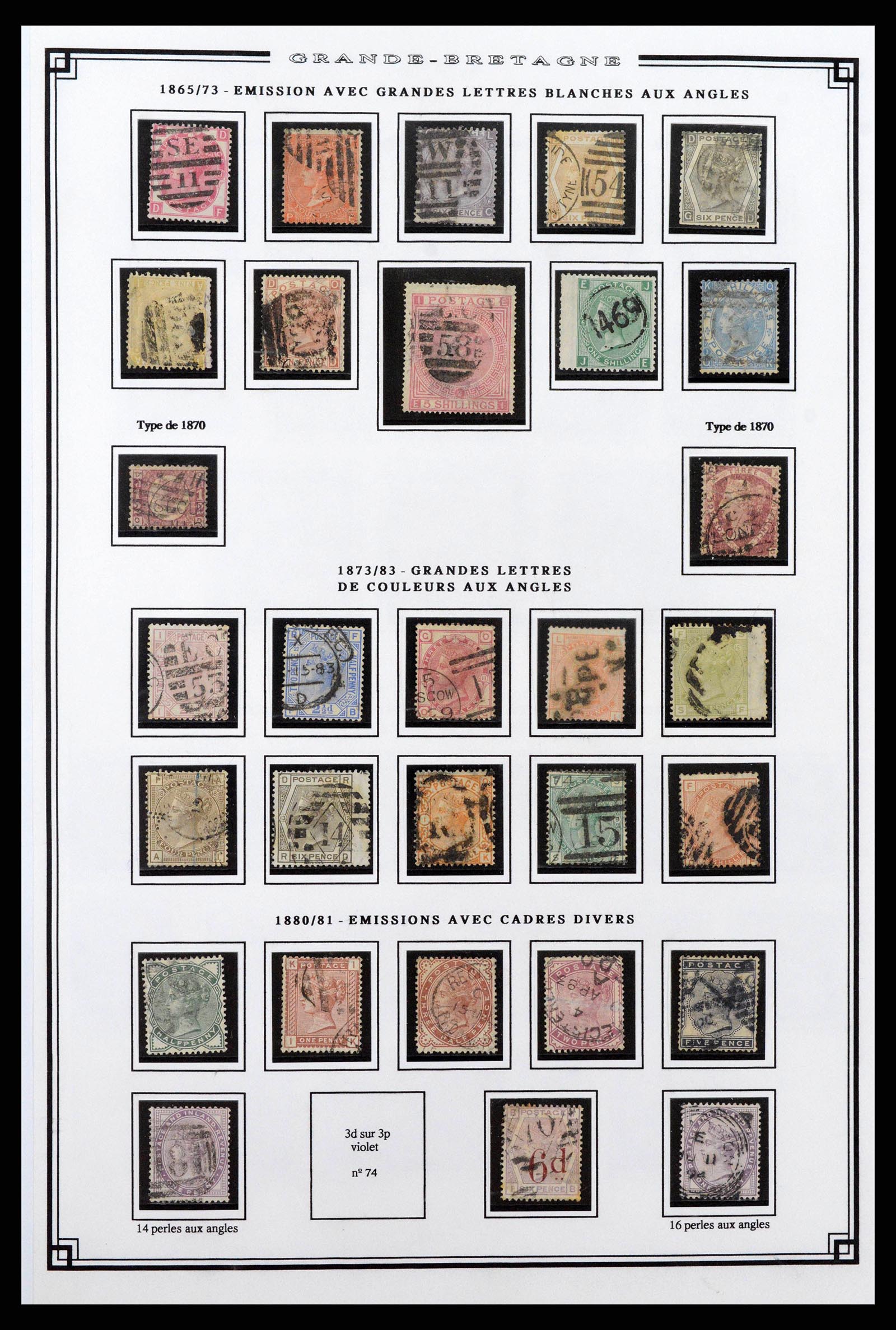38740 0003 - Stamp collection 38740 Great Britain 1840-1998.