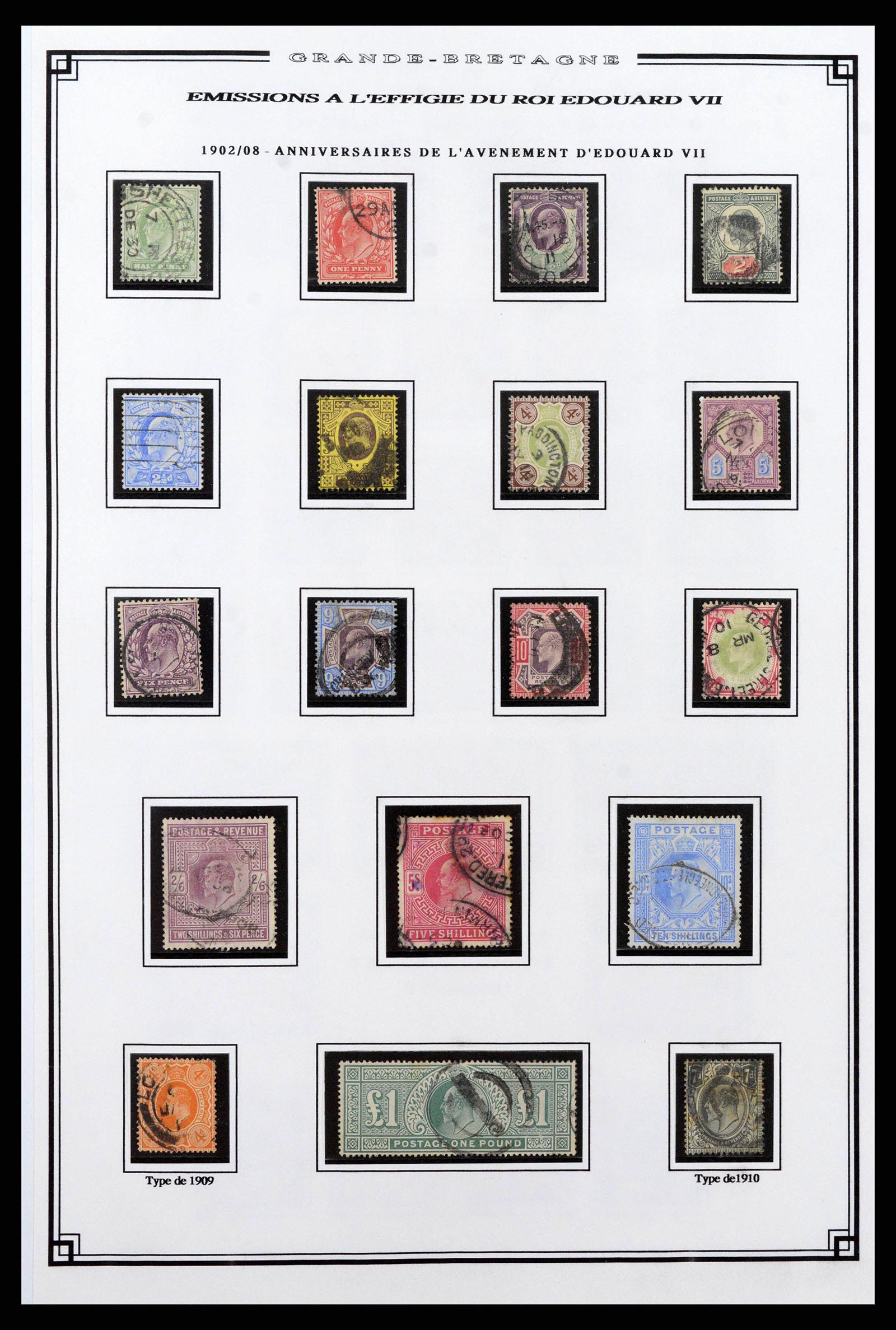 38740 0005 - Postzegelverzameling 38740 Engeland 1840-1998.