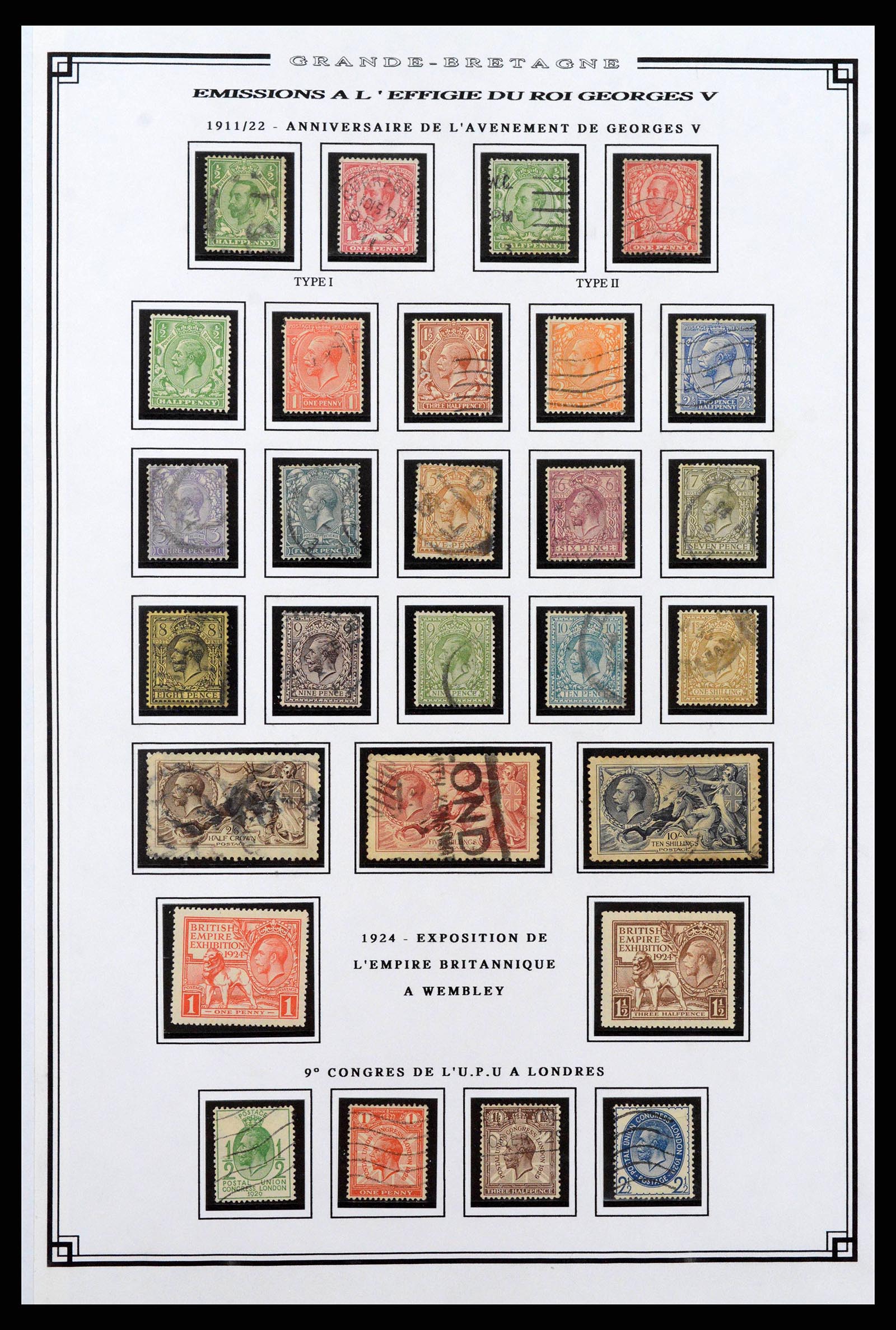 38740 0006 - Stamp collection 38740 Great Britain 1840-1998.