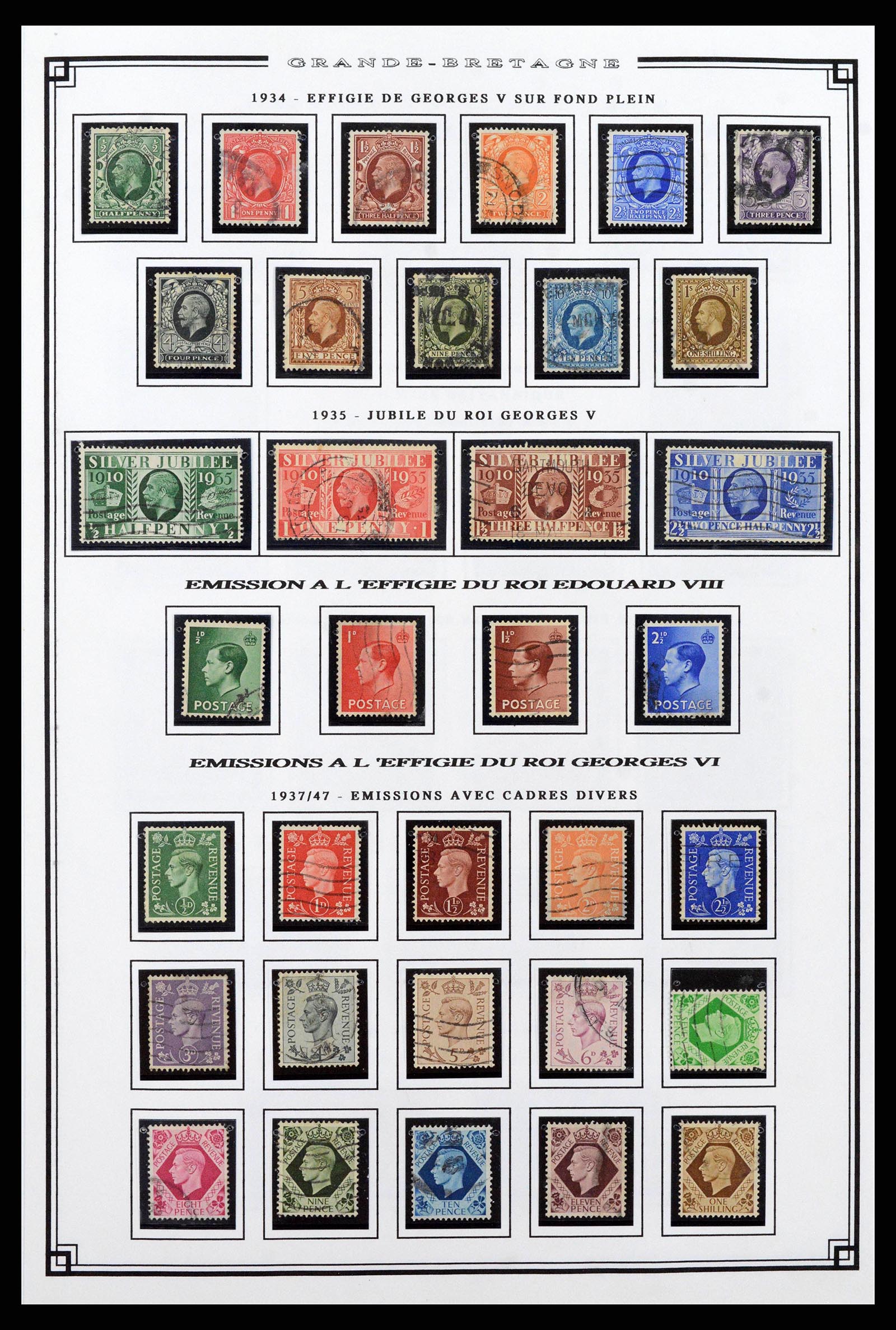38740 0007 - Stamp collection 38740 Great Britain 1840-1998.