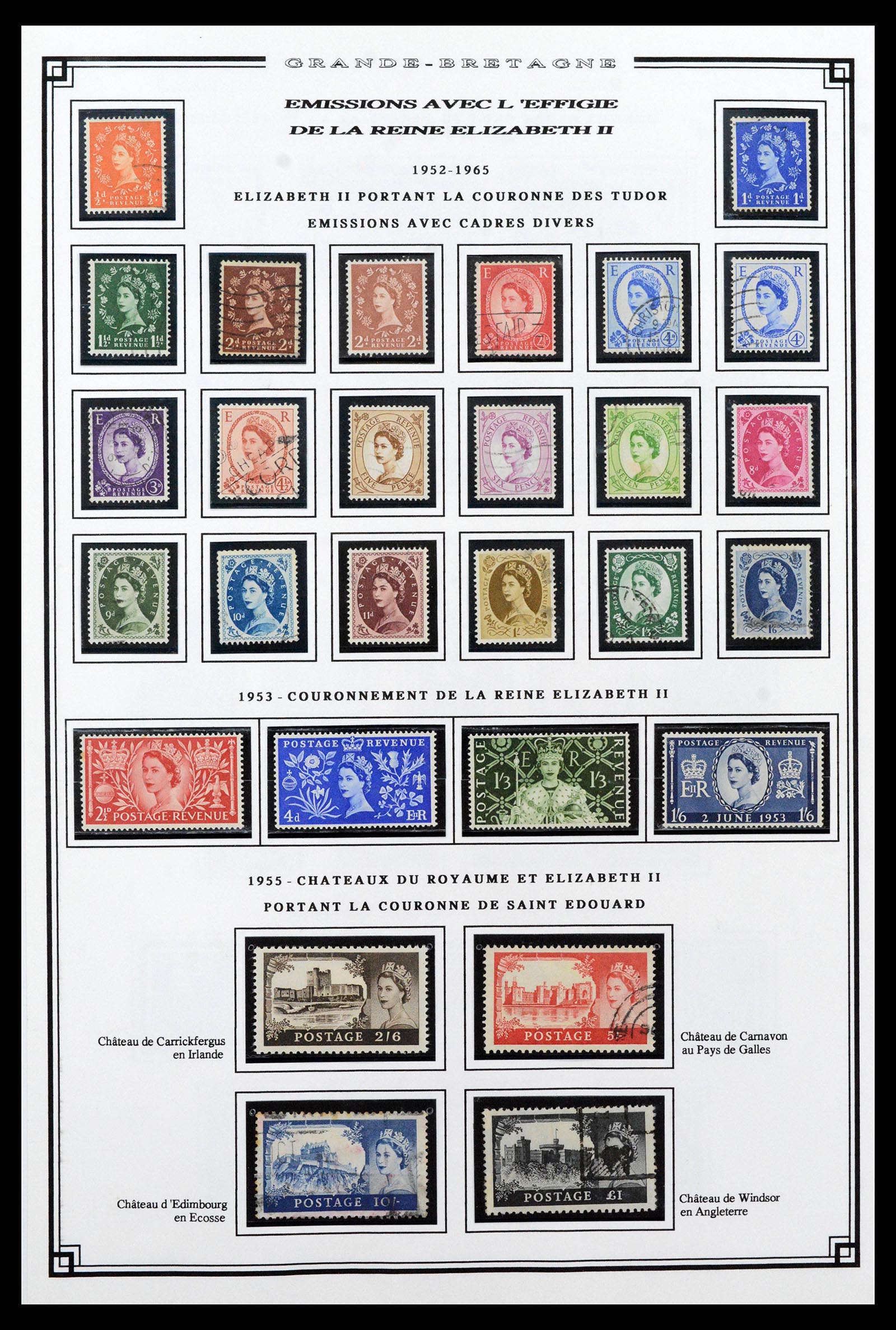 38740 0010 - Stamp collection 38740 Great Britain 1840-1998.
