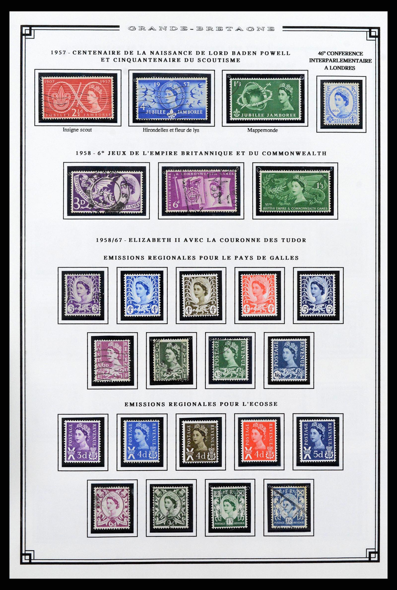 38740 0011 - Postzegelverzameling 38740 Engeland 1840-1998.