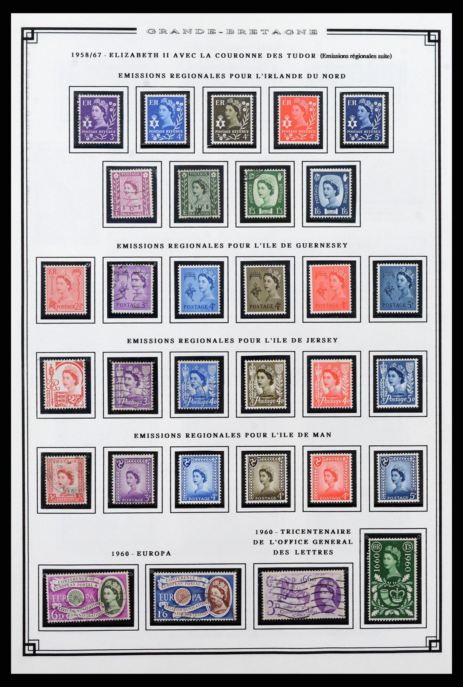 38740 0012 - Postzegelverzameling 38740 Engeland 1840-1998.