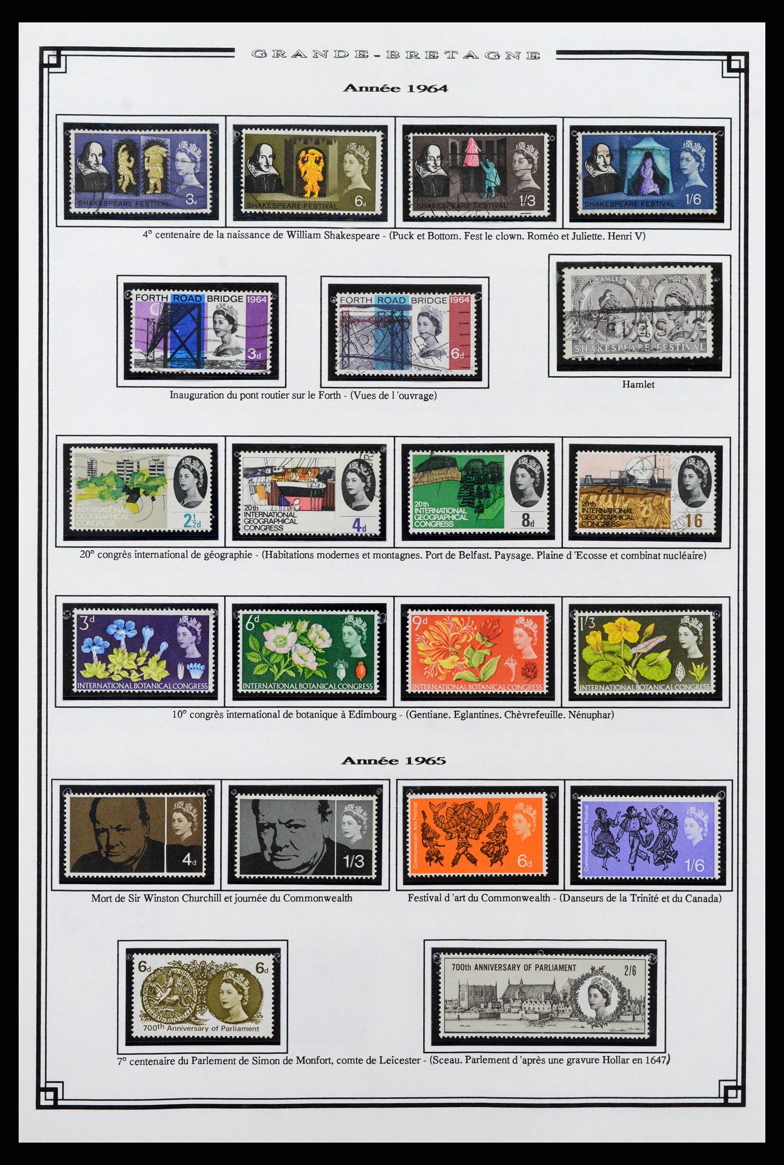 38740 0014 - Postzegelverzameling 38740 Engeland 1840-1998.