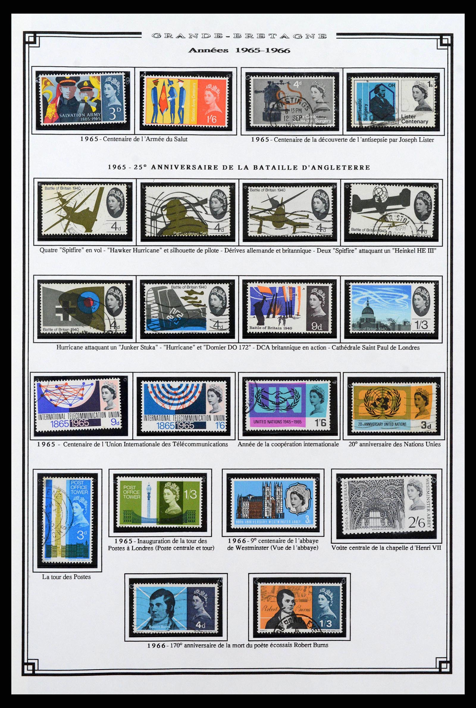 38740 0015 - Postzegelverzameling 38740 Engeland 1840-1998.