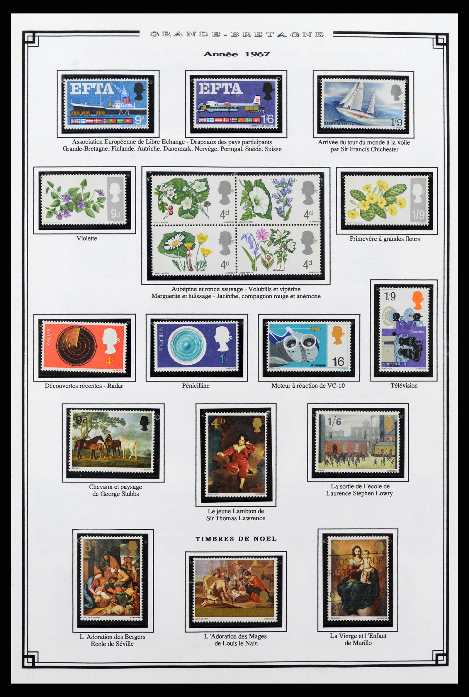 38740 0017 - Postzegelverzameling 38740 Engeland 1840-1998.