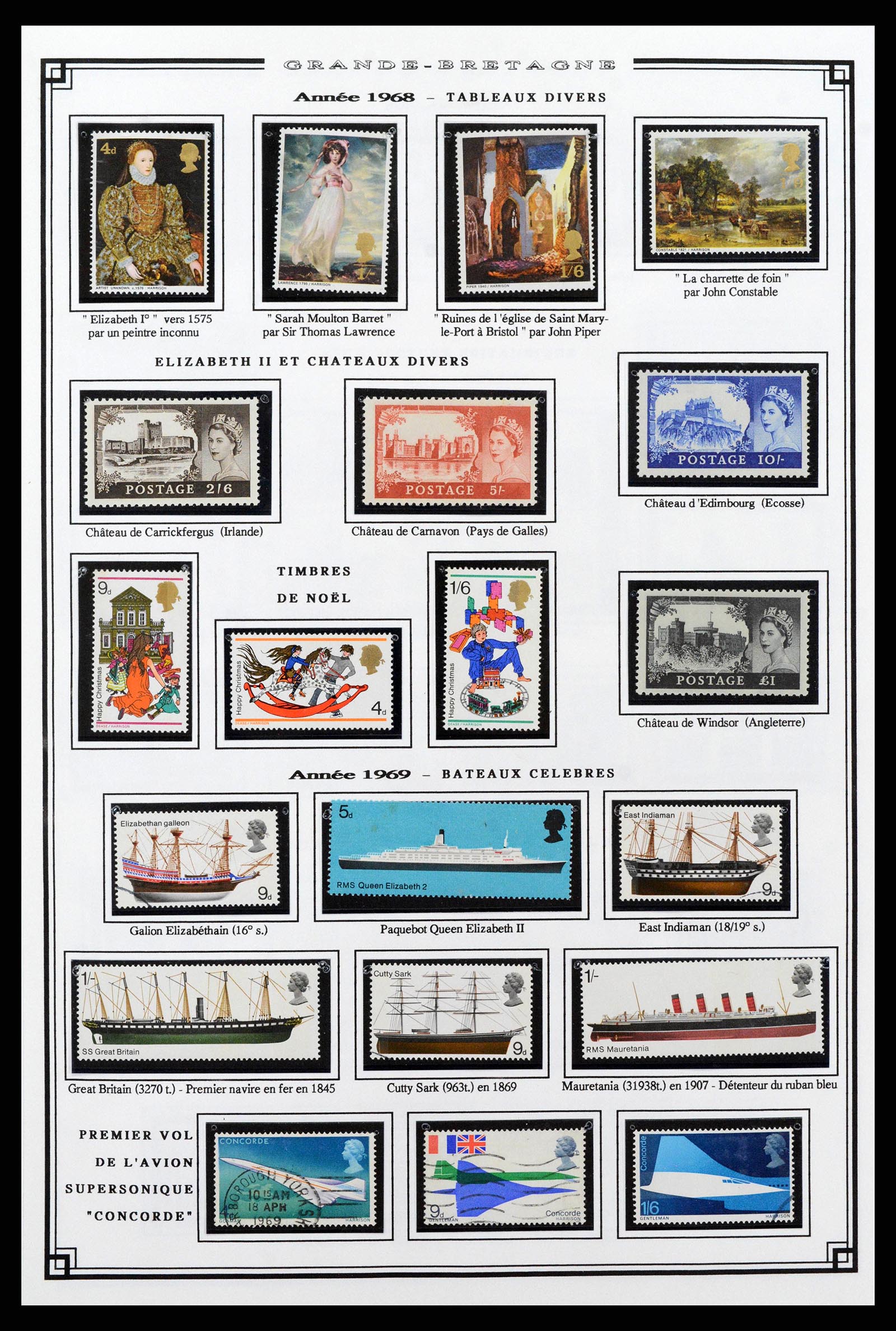 38740 0019 - Postzegelverzameling 38740 Engeland 1840-1998.