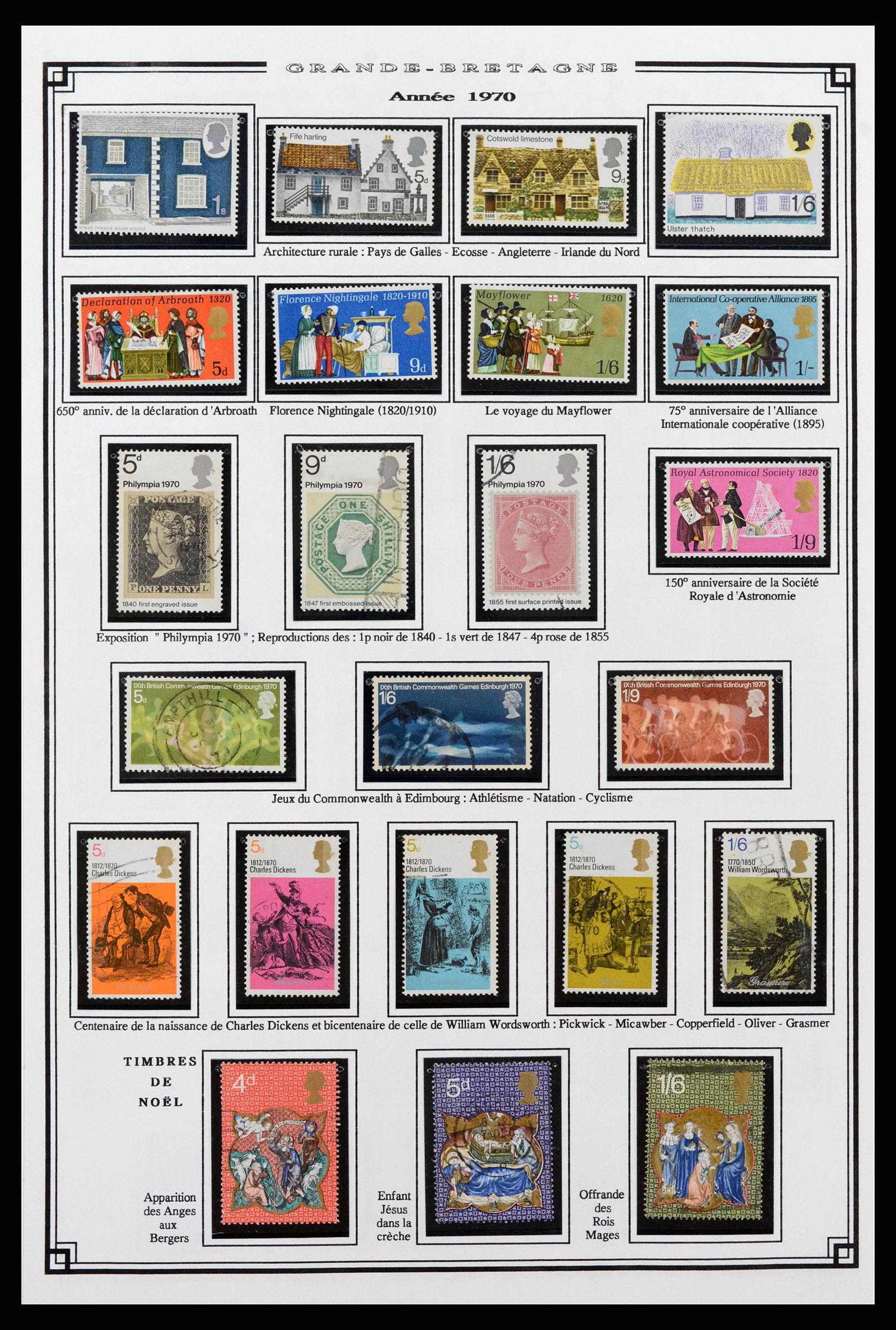 38740 0021 - Stamp collection 38740 Great Britain 1840-1998.