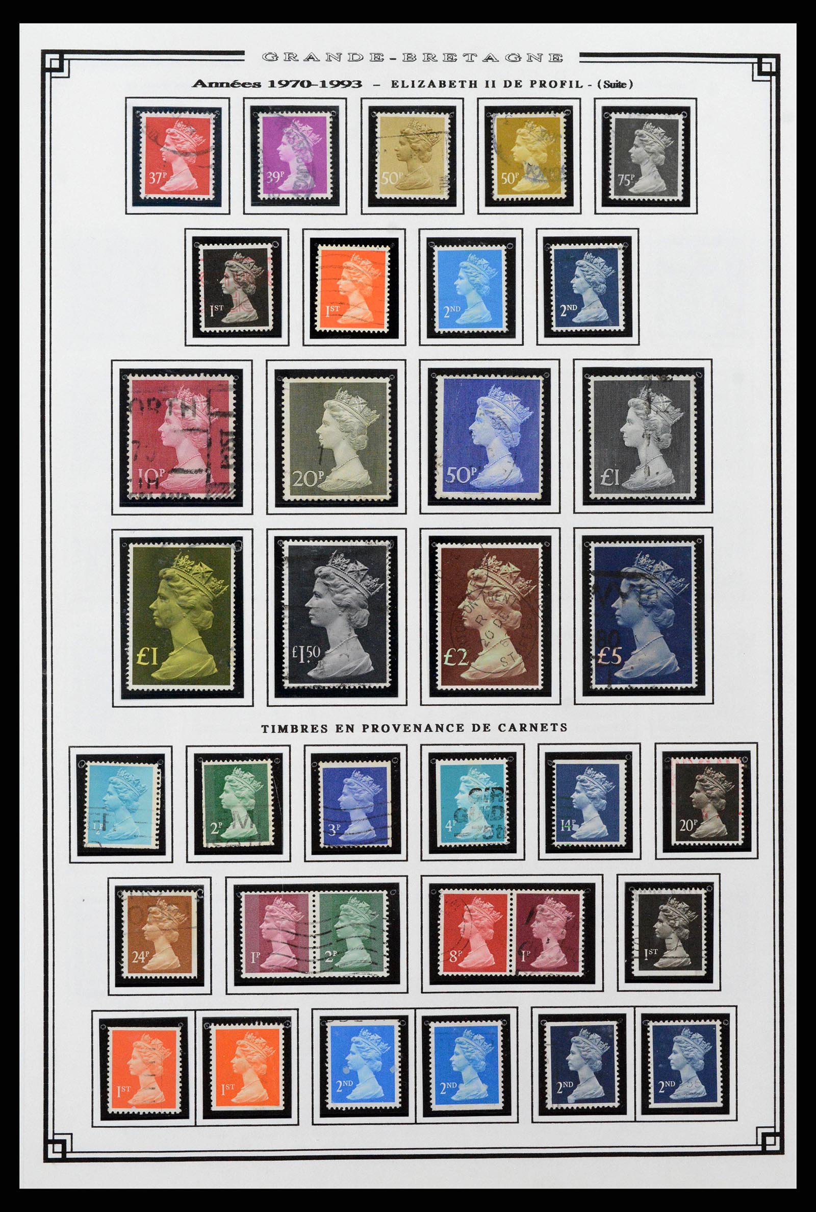 38740 0024 - Postzegelverzameling 38740 Engeland 1840-1998.