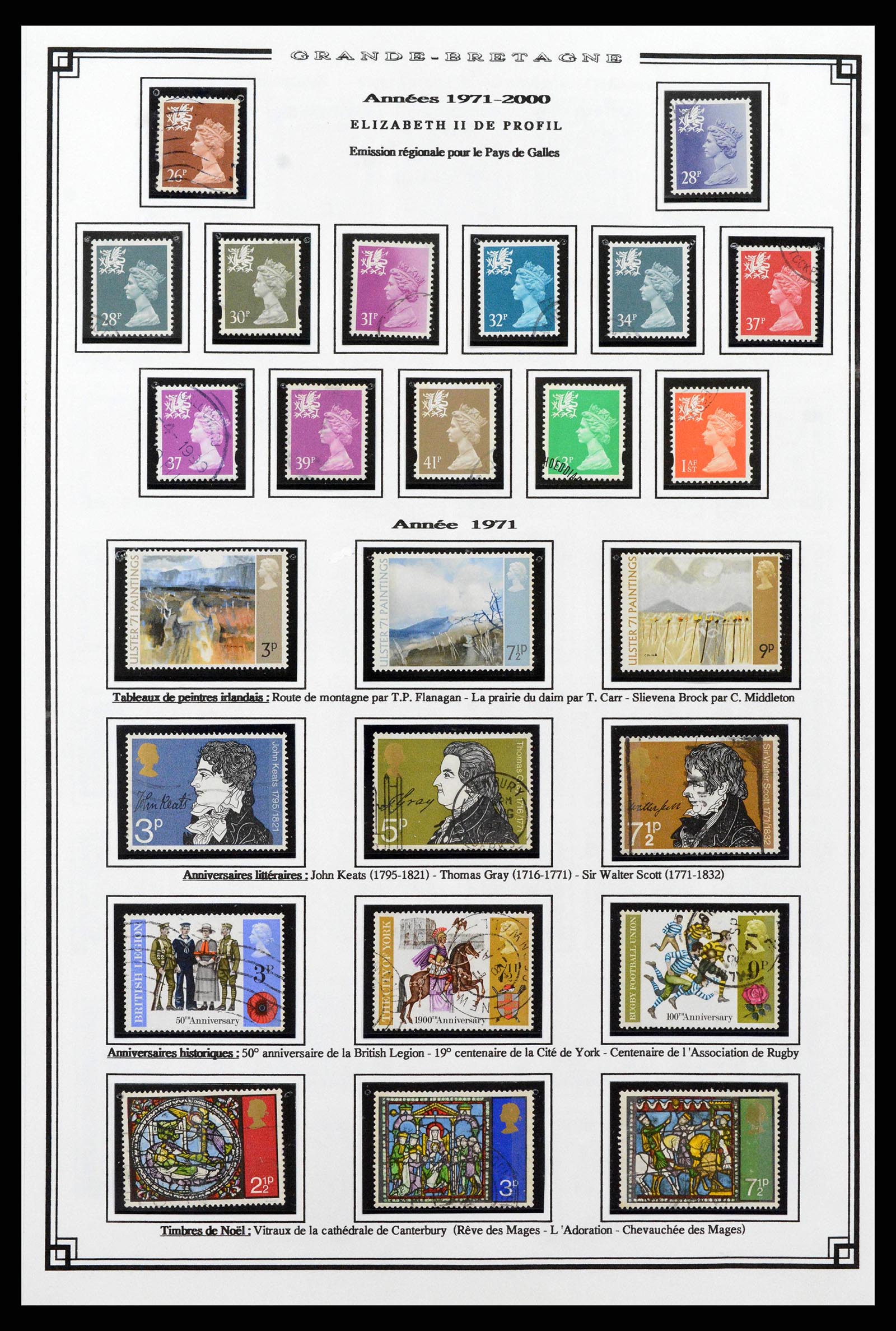 38740 0029 - Postzegelverzameling 38740 Engeland 1840-1998.