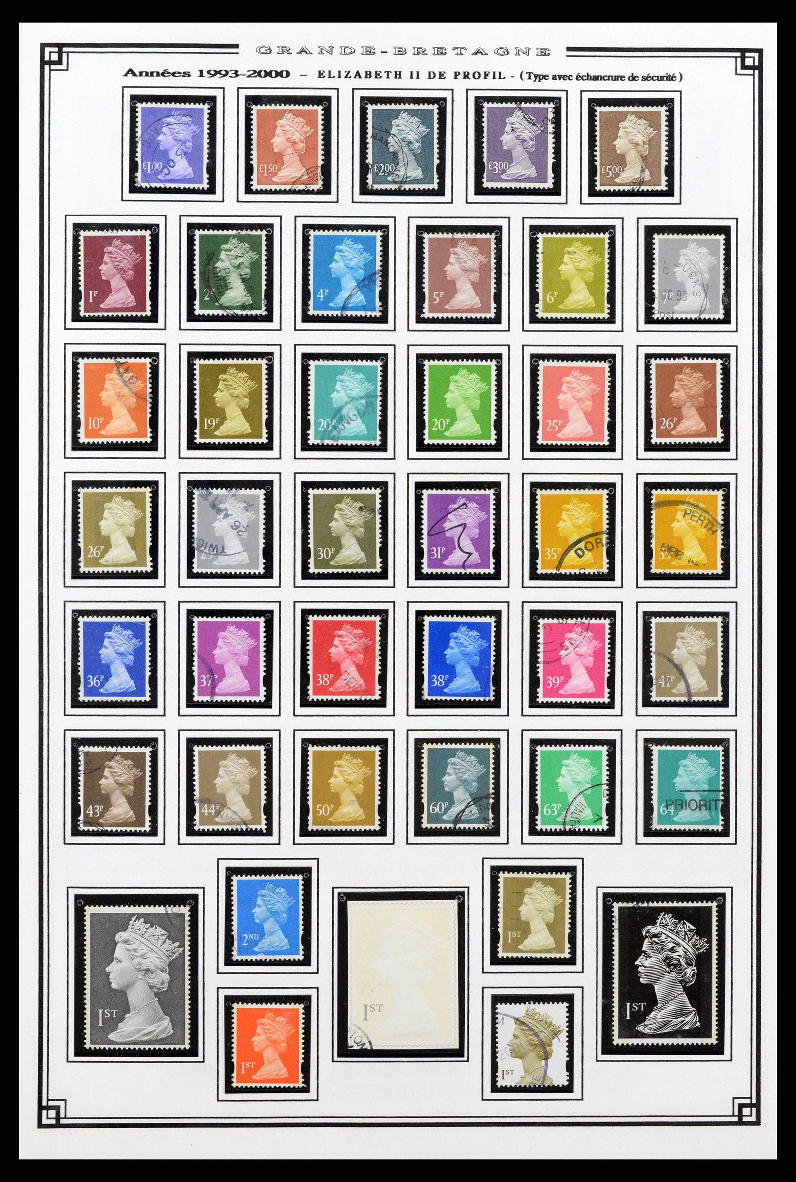 38740 0030 - Postzegelverzameling 38740 Engeland 1840-1998.