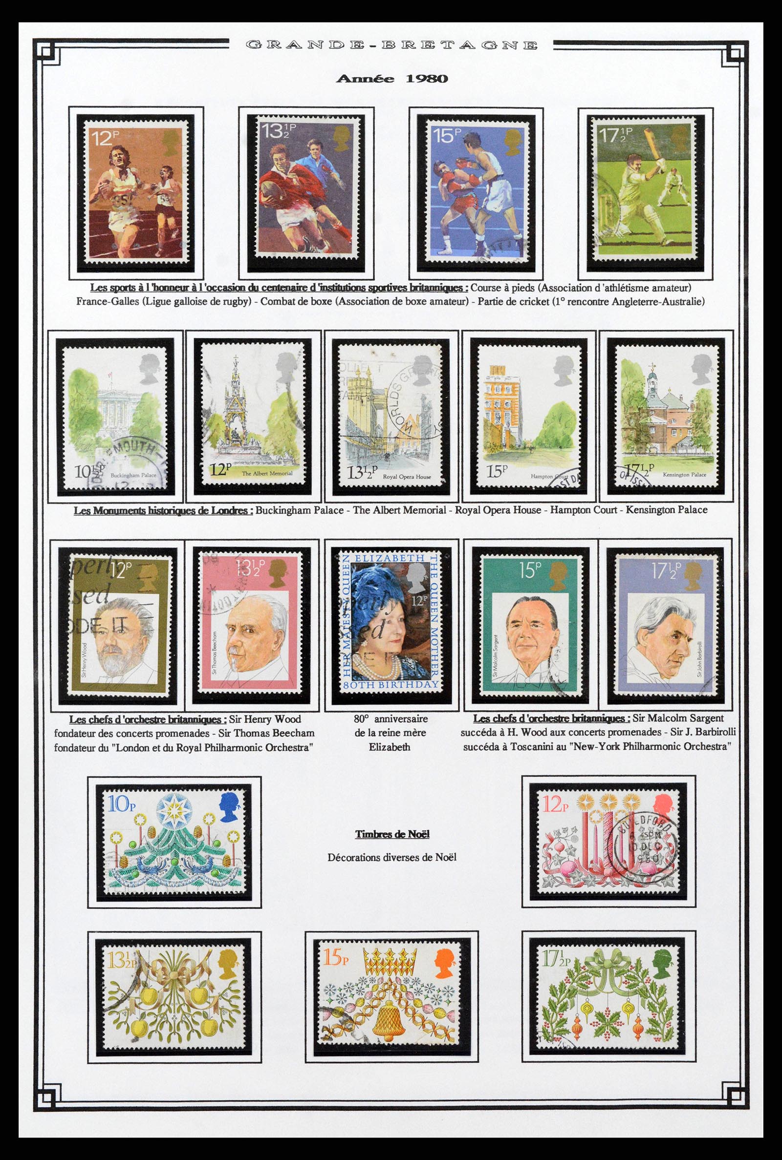 38740 0040 - Stamp collection 38740 Great Britain 1840-1998.