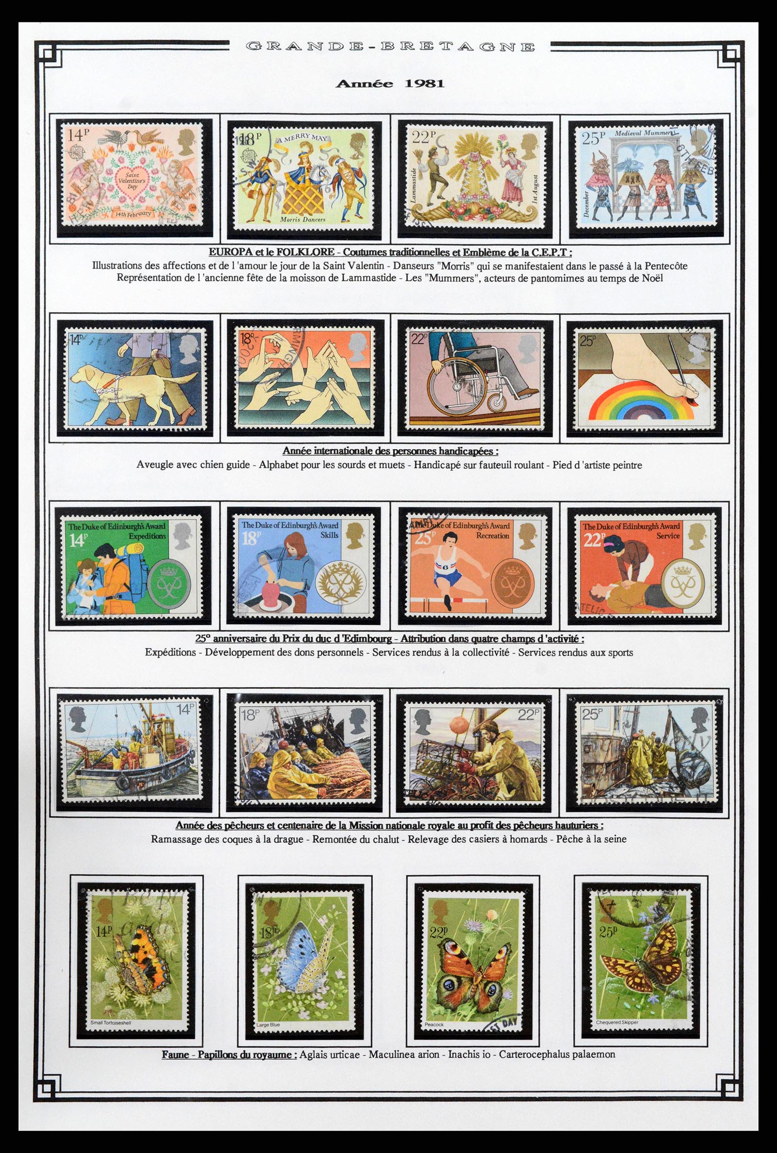 38740 0042 - Postzegelverzameling 38740 Engeland 1840-1998.