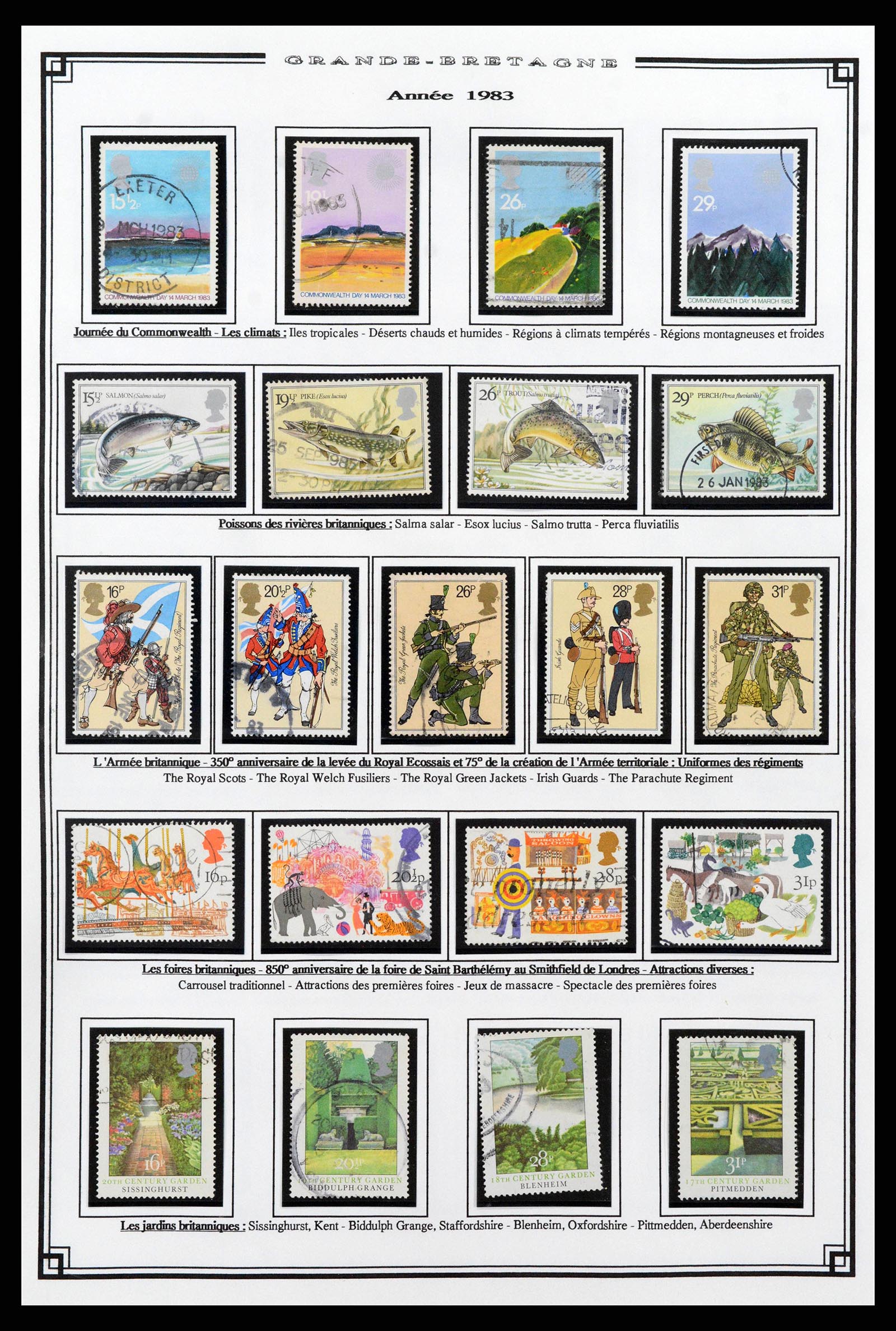 38740 0045 - Stamp collection 38740 Great Britain 1840-1998.