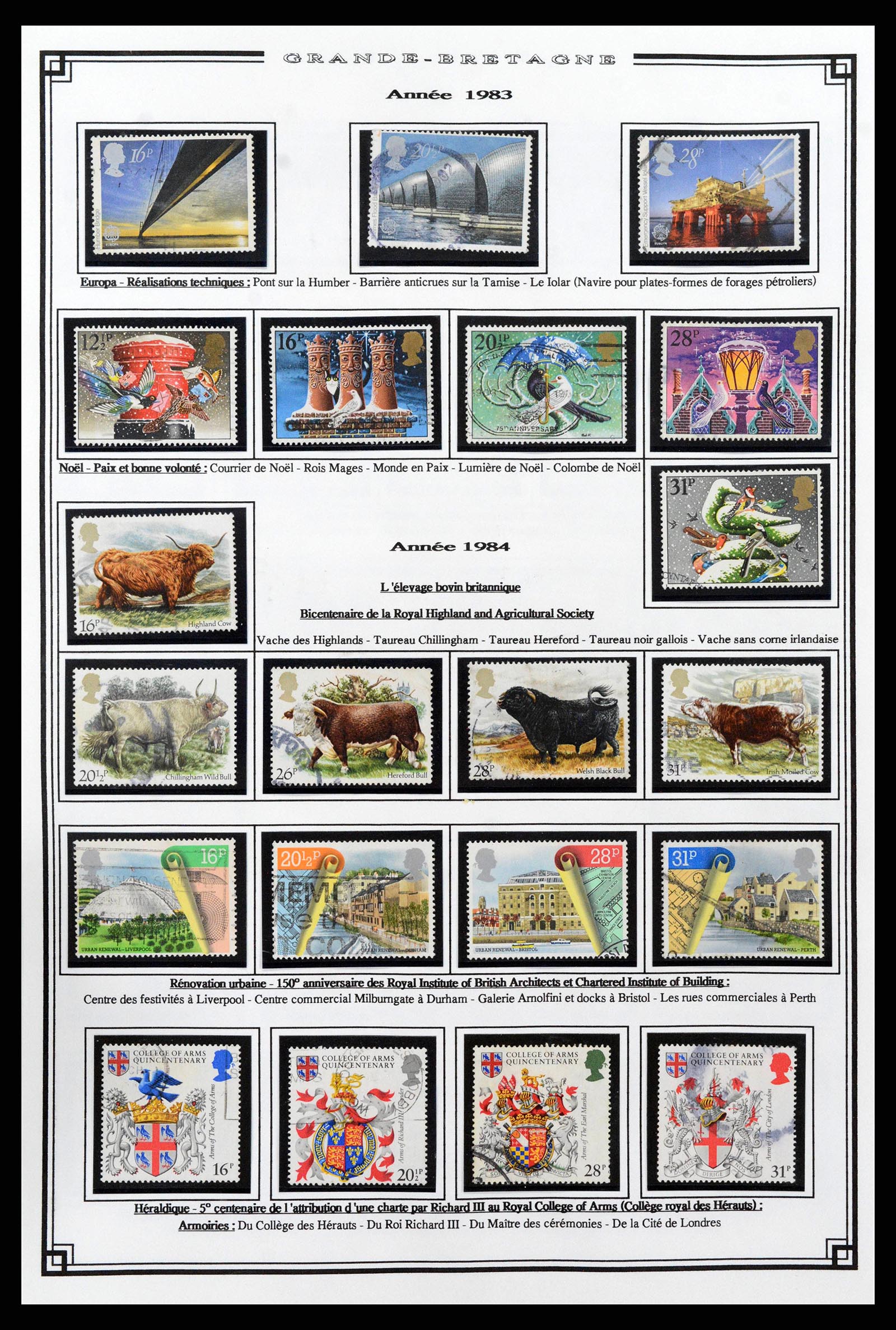 38740 0046 - Postzegelverzameling 38740 Engeland 1840-1998.