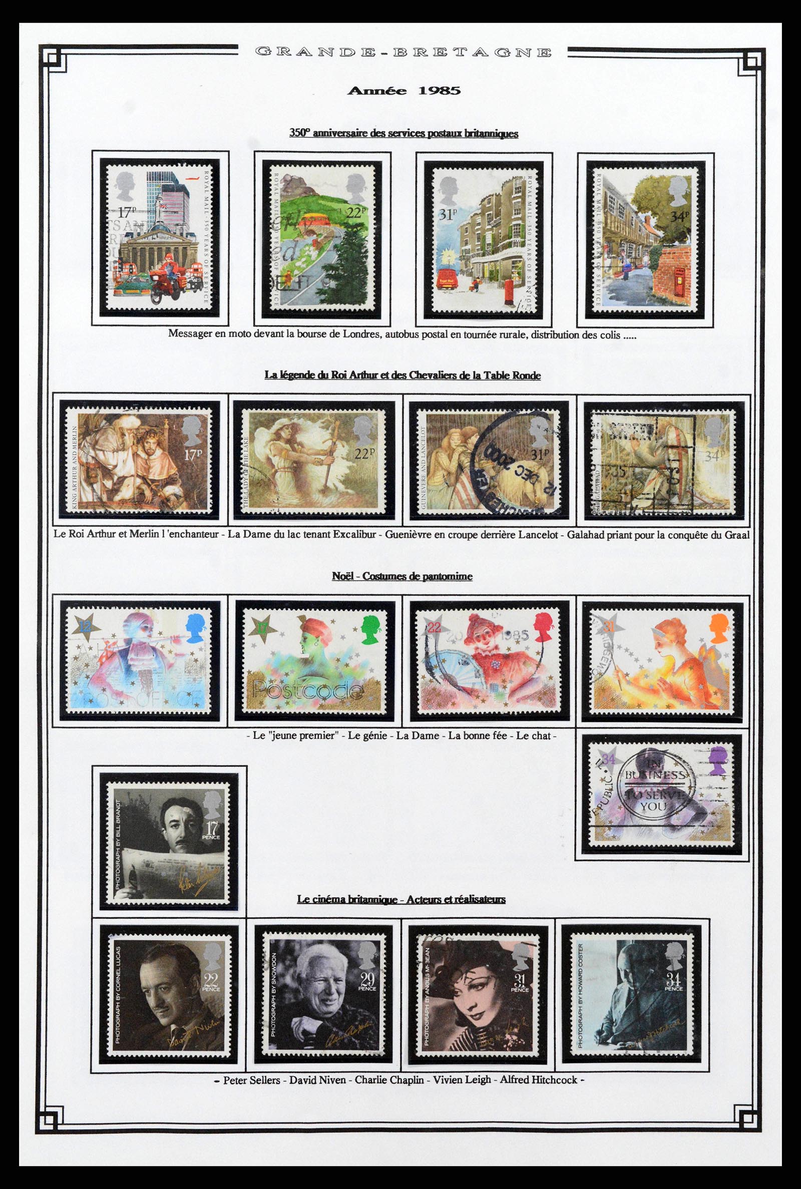 38740 0049 - Stamp collection 38740 Great Britain 1840-1998.