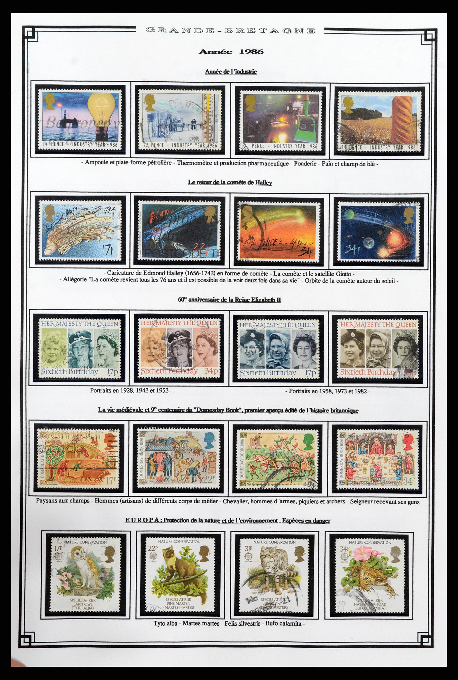 38740 0050 - Postzegelverzameling 38740 Engeland 1840-1998.
