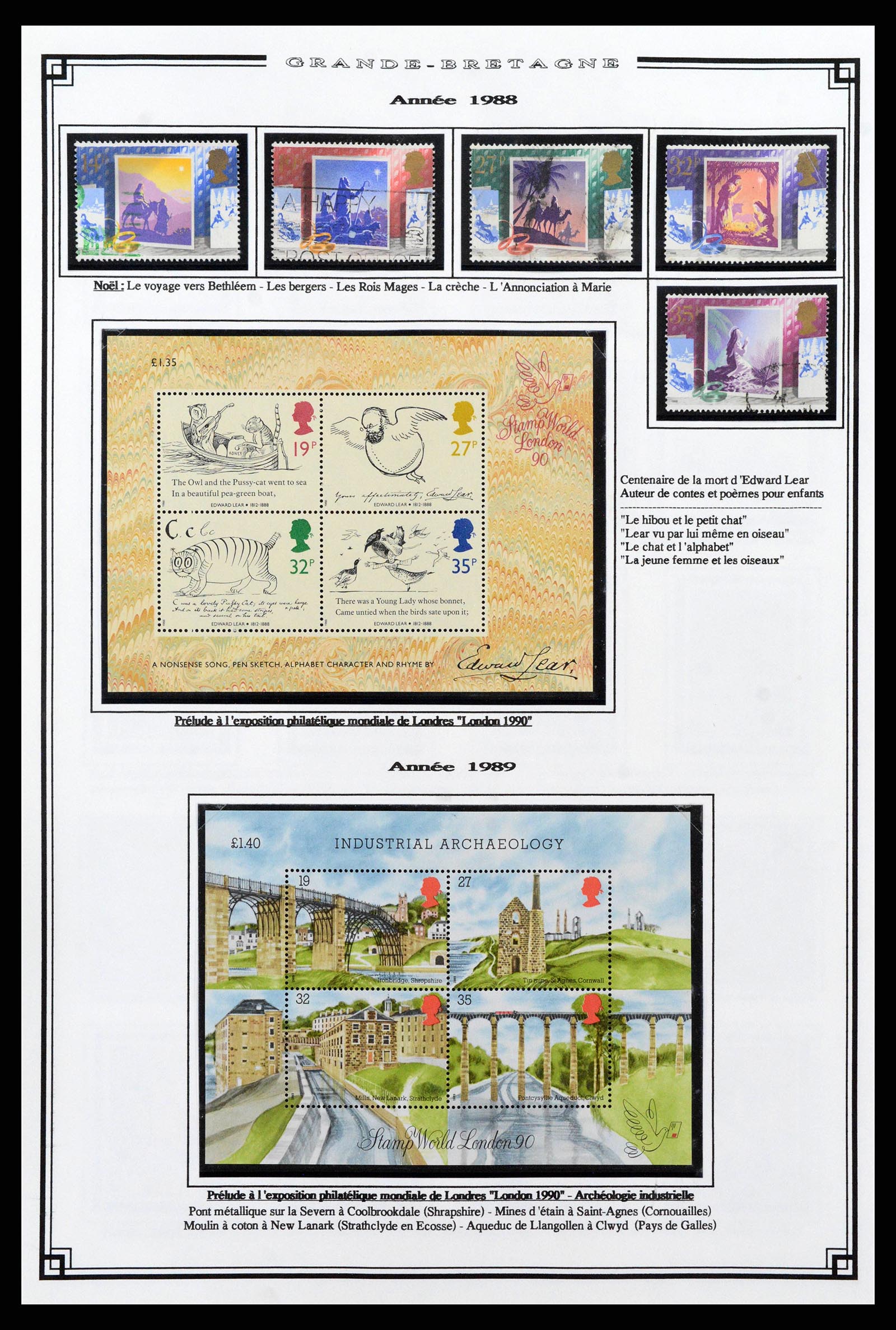 38740 0055 - Postzegelverzameling 38740 Engeland 1840-1998.