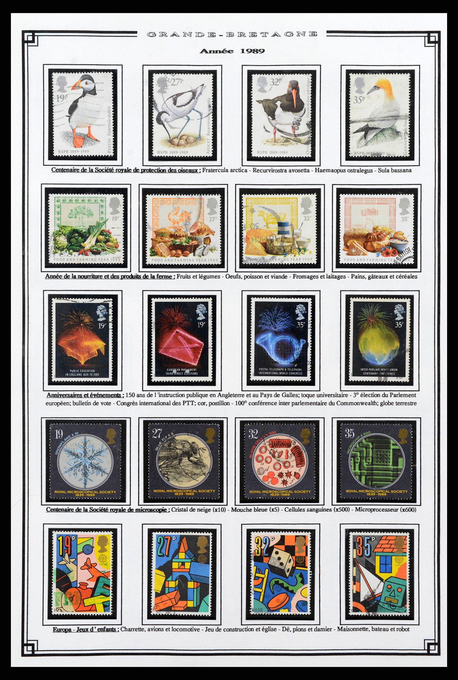 38740 0056 - Postzegelverzameling 38740 Engeland 1840-1998.