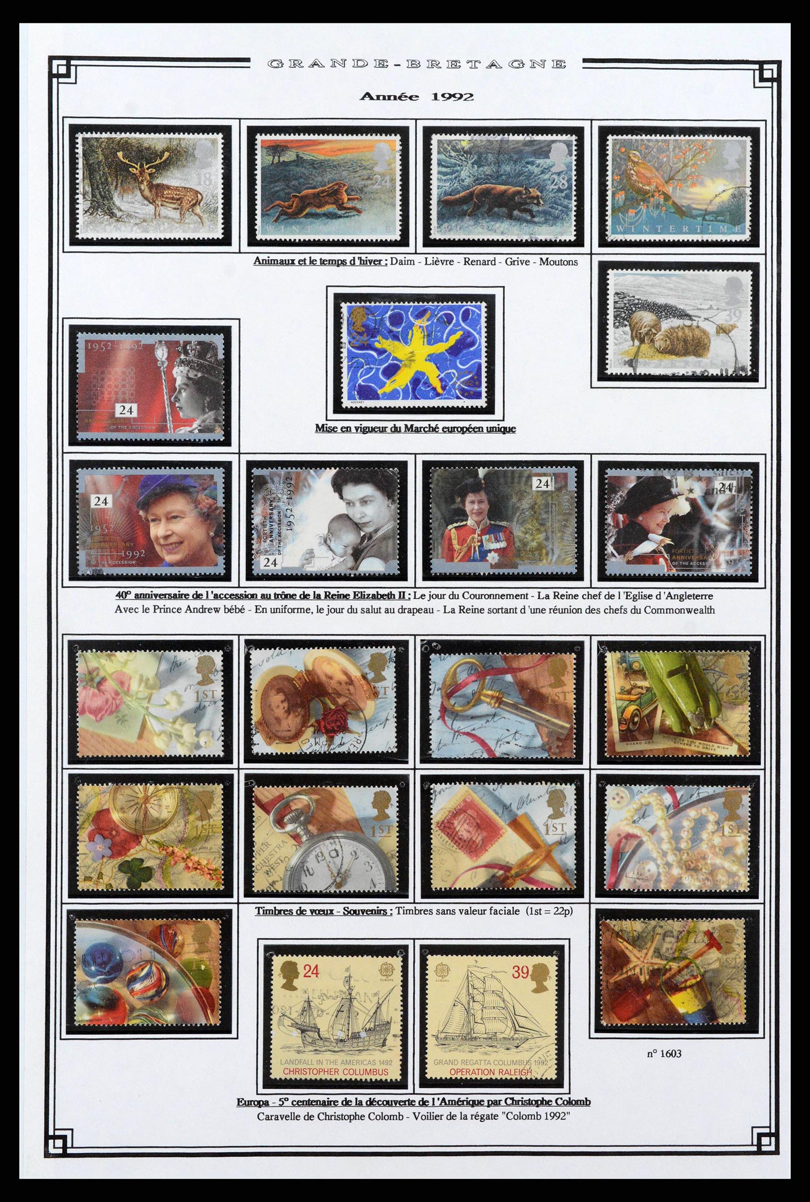 38740 0064 - Postzegelverzameling 38740 Engeland 1840-1998.