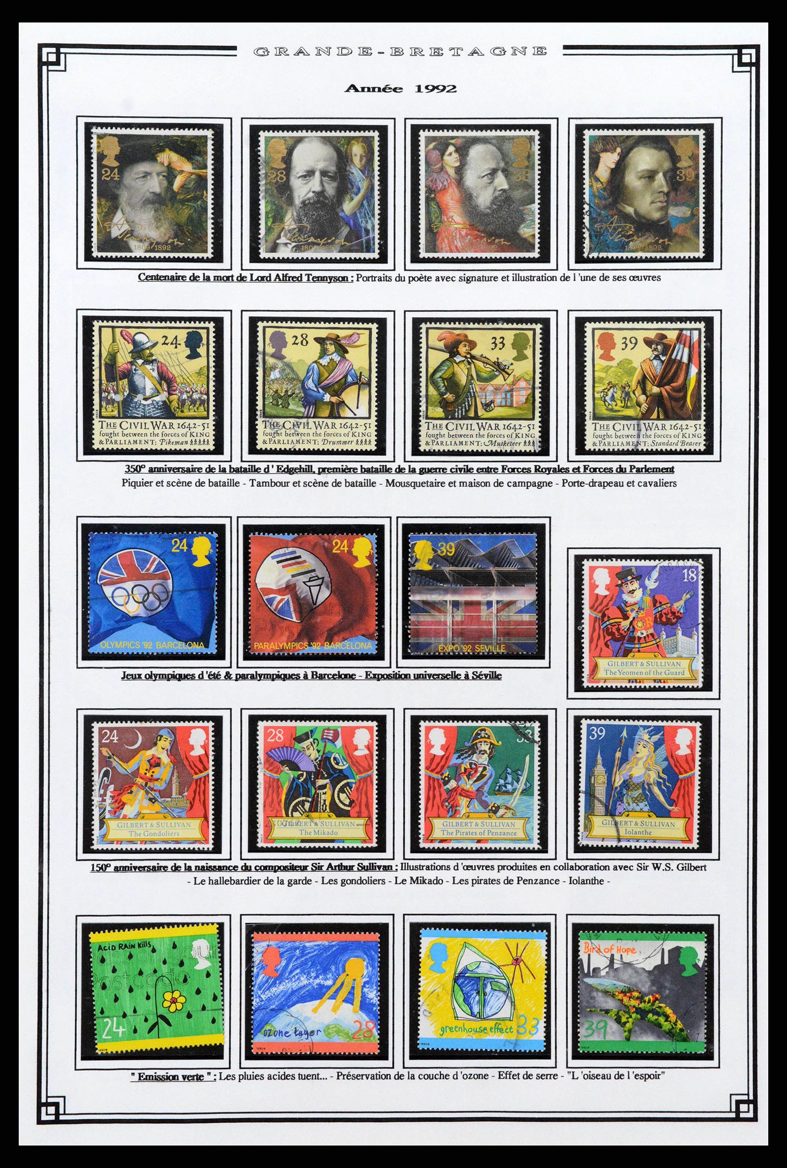 38740 0065 - Postzegelverzameling 38740 Engeland 1840-1998.