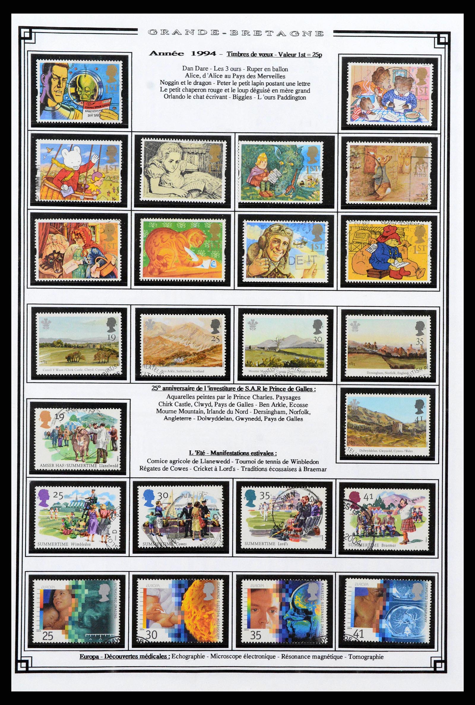 38740 0069 - Stamp collection 38740 Great Britain 1840-1998.