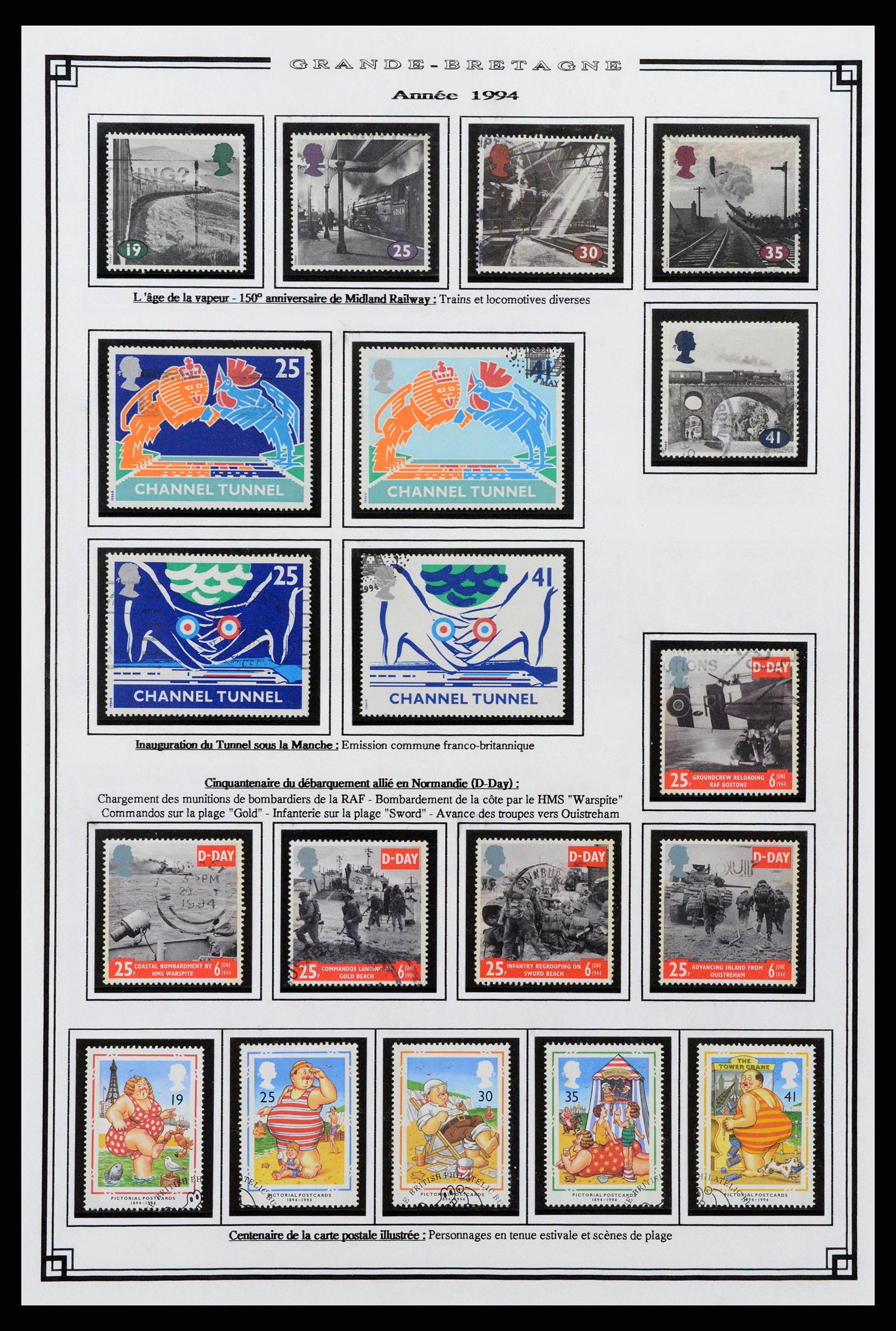 38740 0070 - Postzegelverzameling 38740 Engeland 1840-1998.