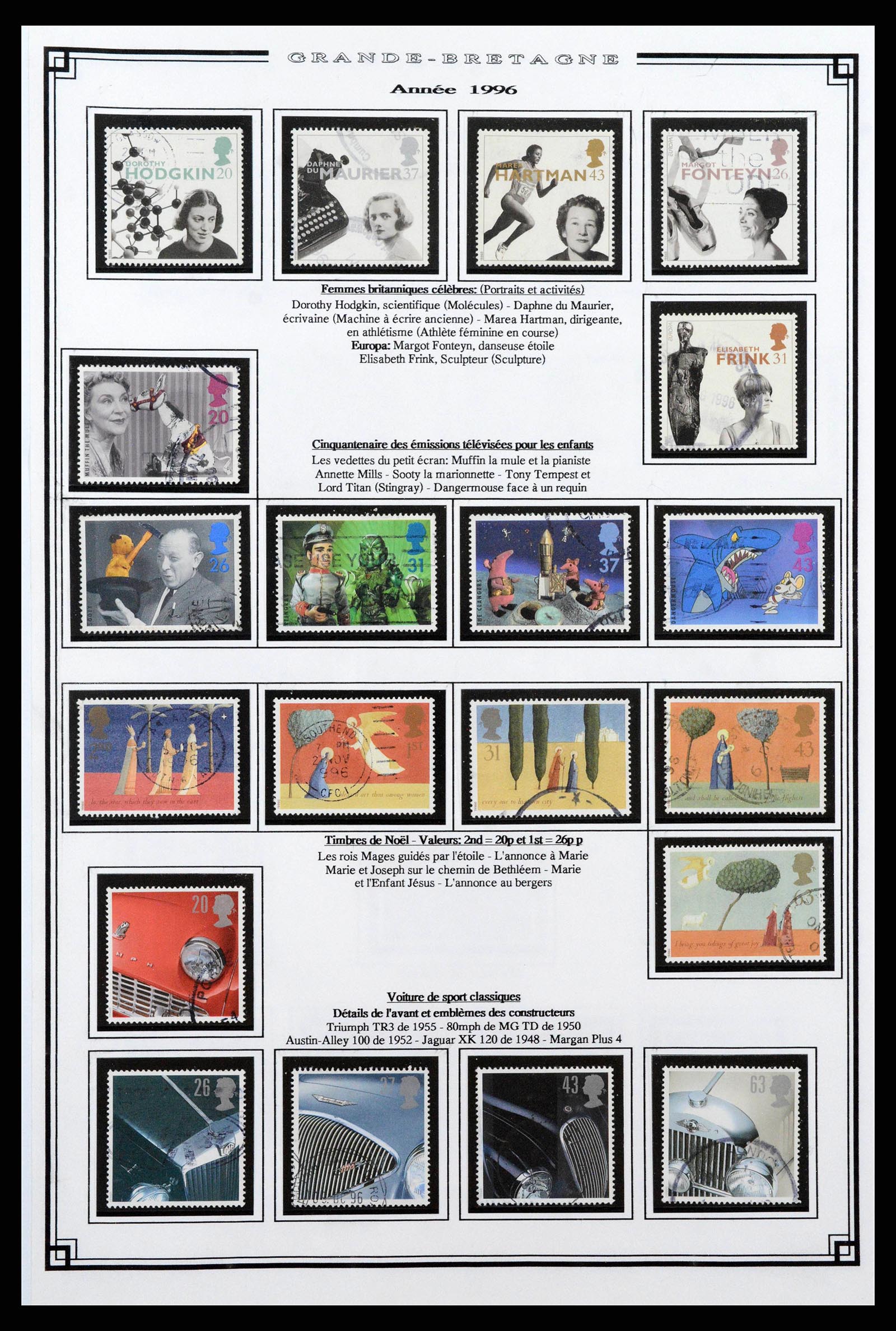 38740 0076 - Postzegelverzameling 38740 Engeland 1840-1998.