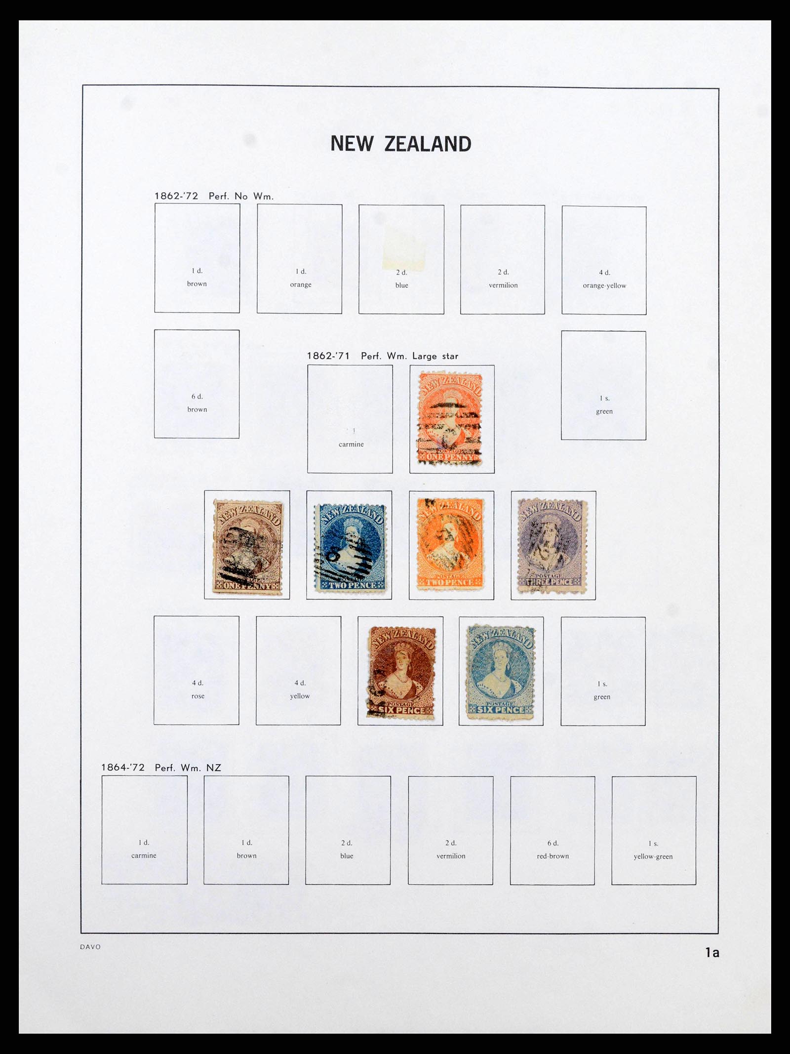 38741 0002 - Stamp collection 38741 New Zealand 1855-1990.