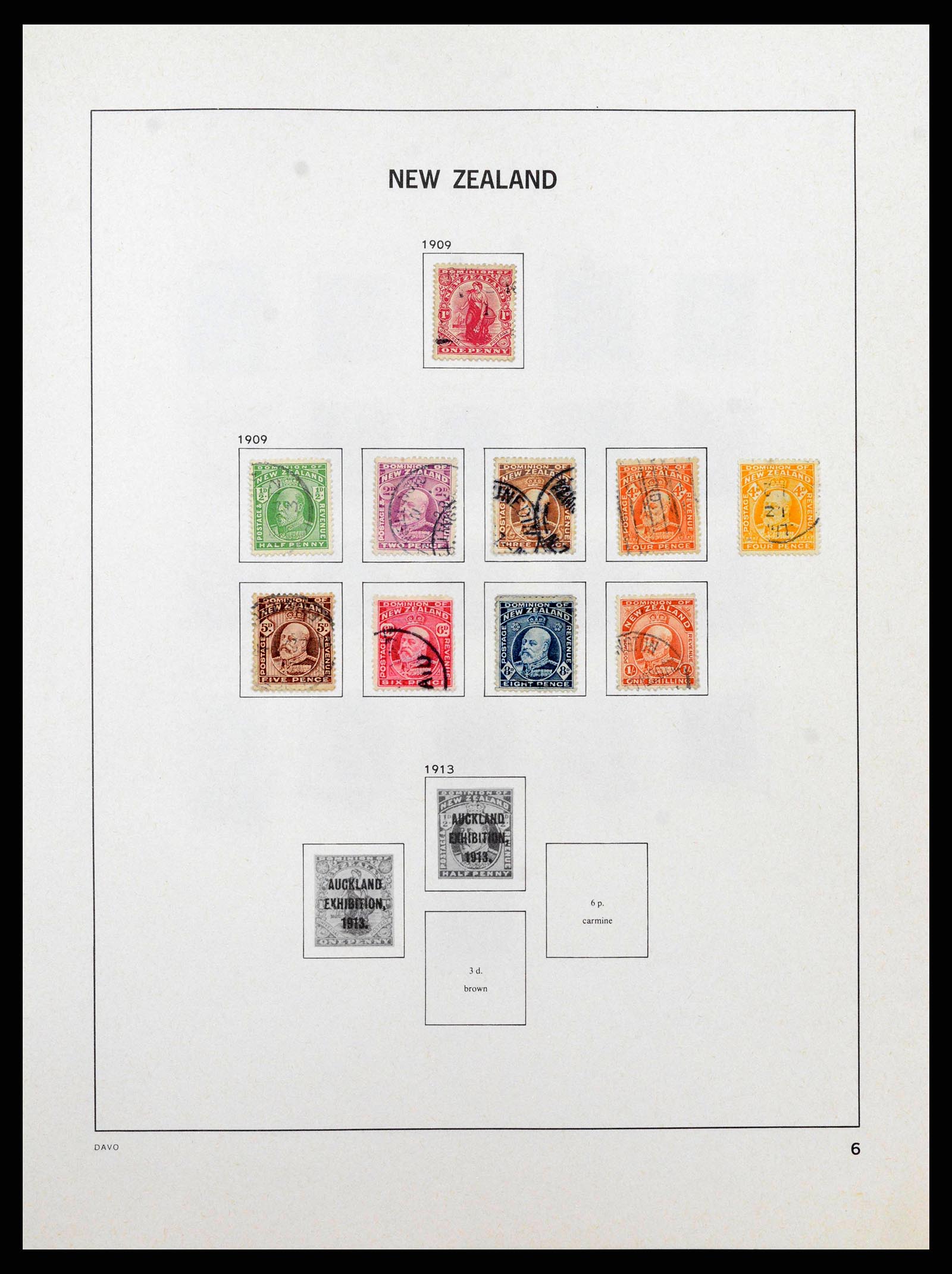 38741 0007 - Stamp collection 38741 New Zealand 1855-1990.