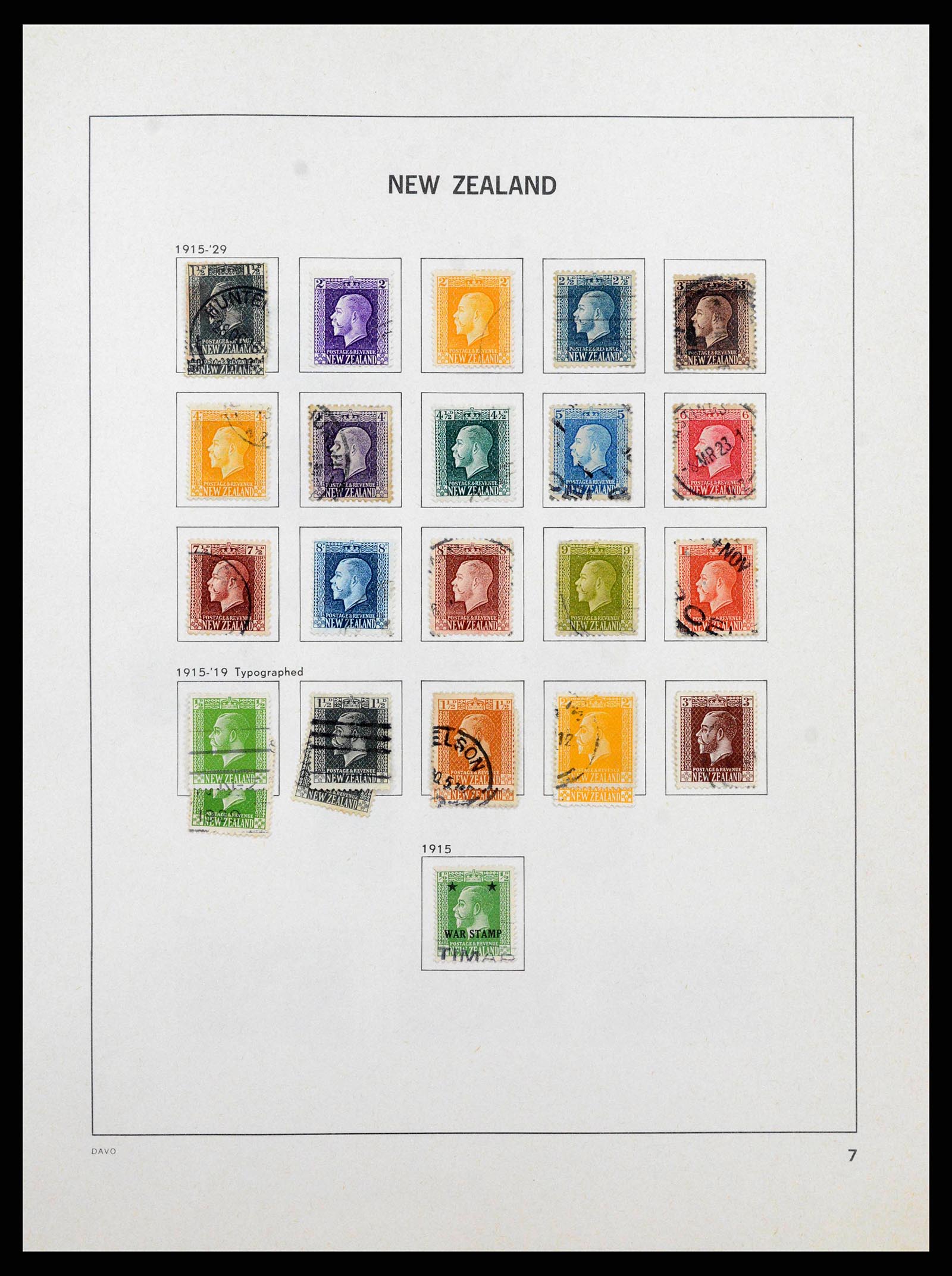 38741 0008 - Stamp collection 38741 New Zealand 1855-1990.