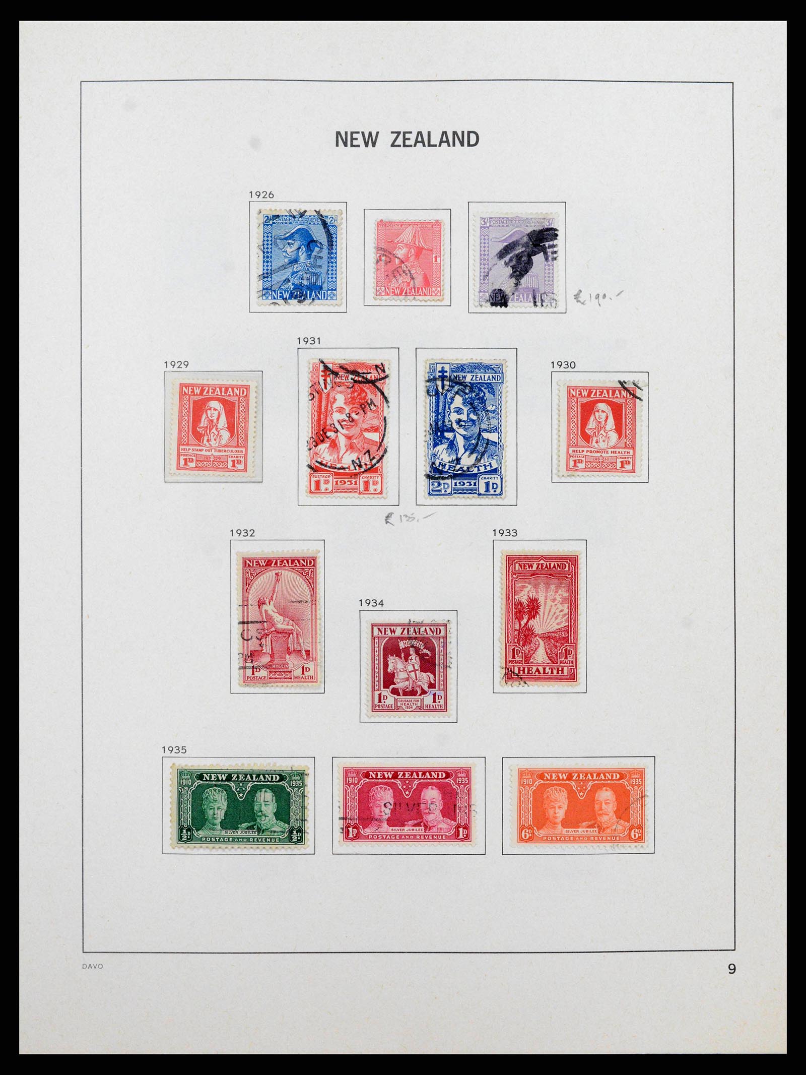 38741 0010 - Stamp collection 38741 New Zealand 1855-1990.