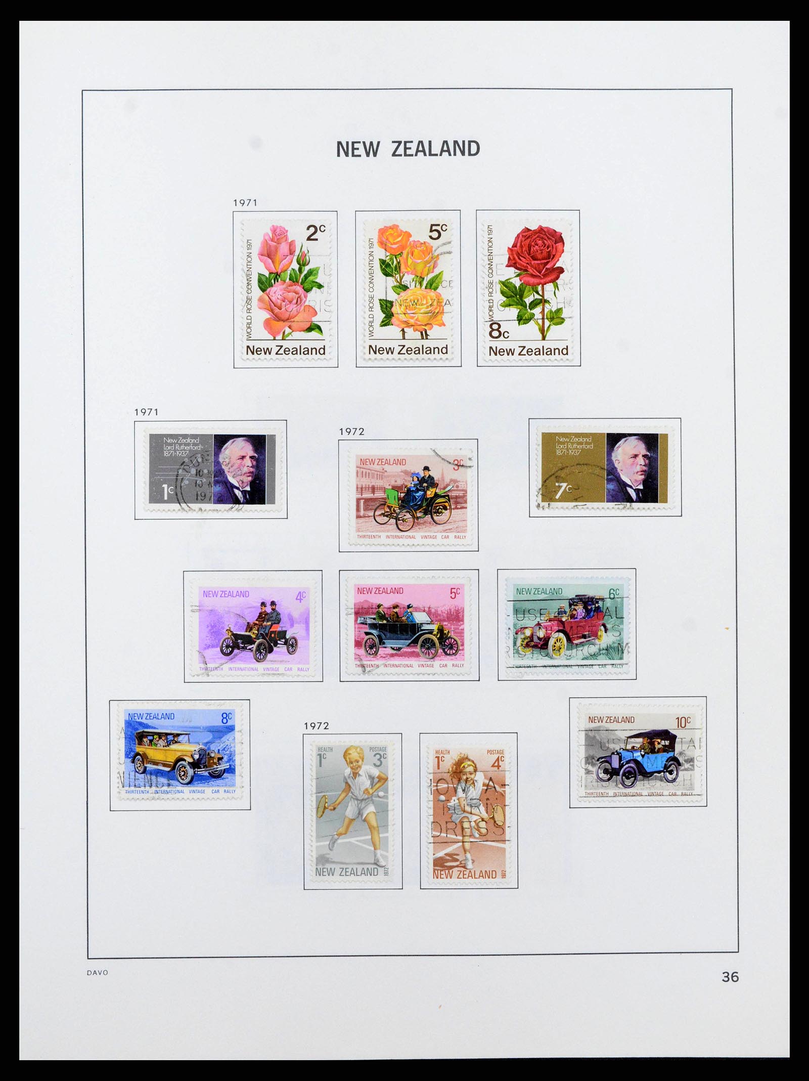 38741 0037 - Stamp collection 38741 New Zealand 1855-1990.