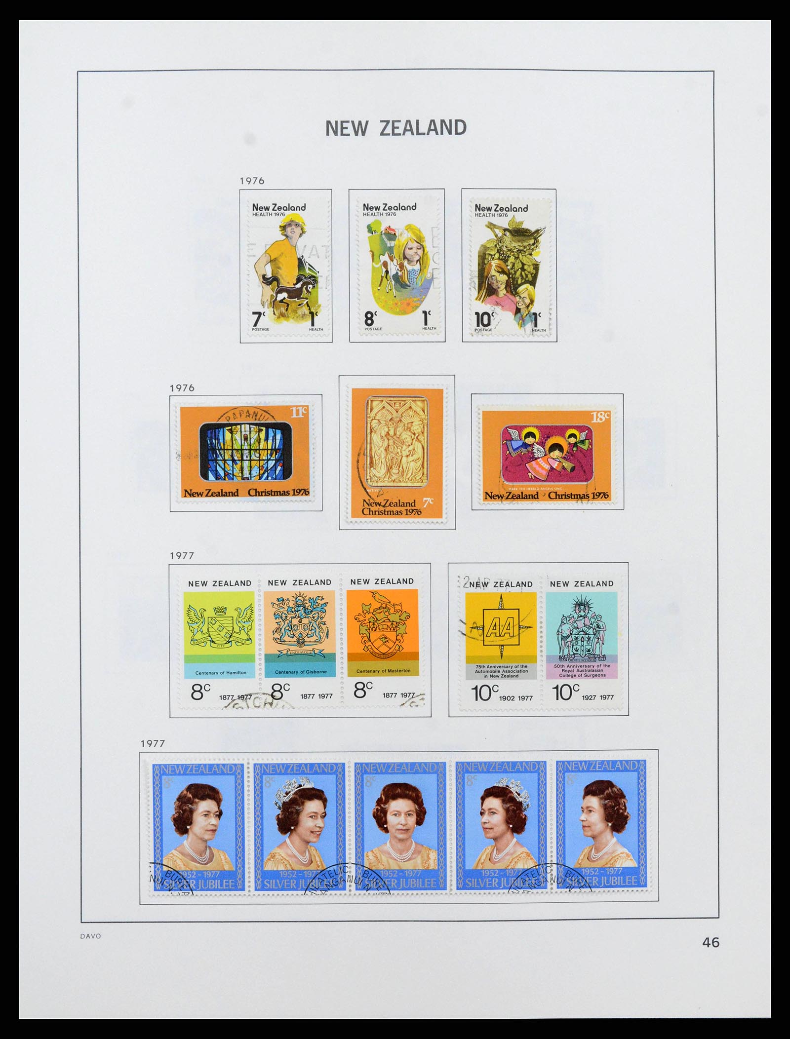 38741 0047 - Postzegelverzameling 38741 Nieuw Zeeland 1855-1990.