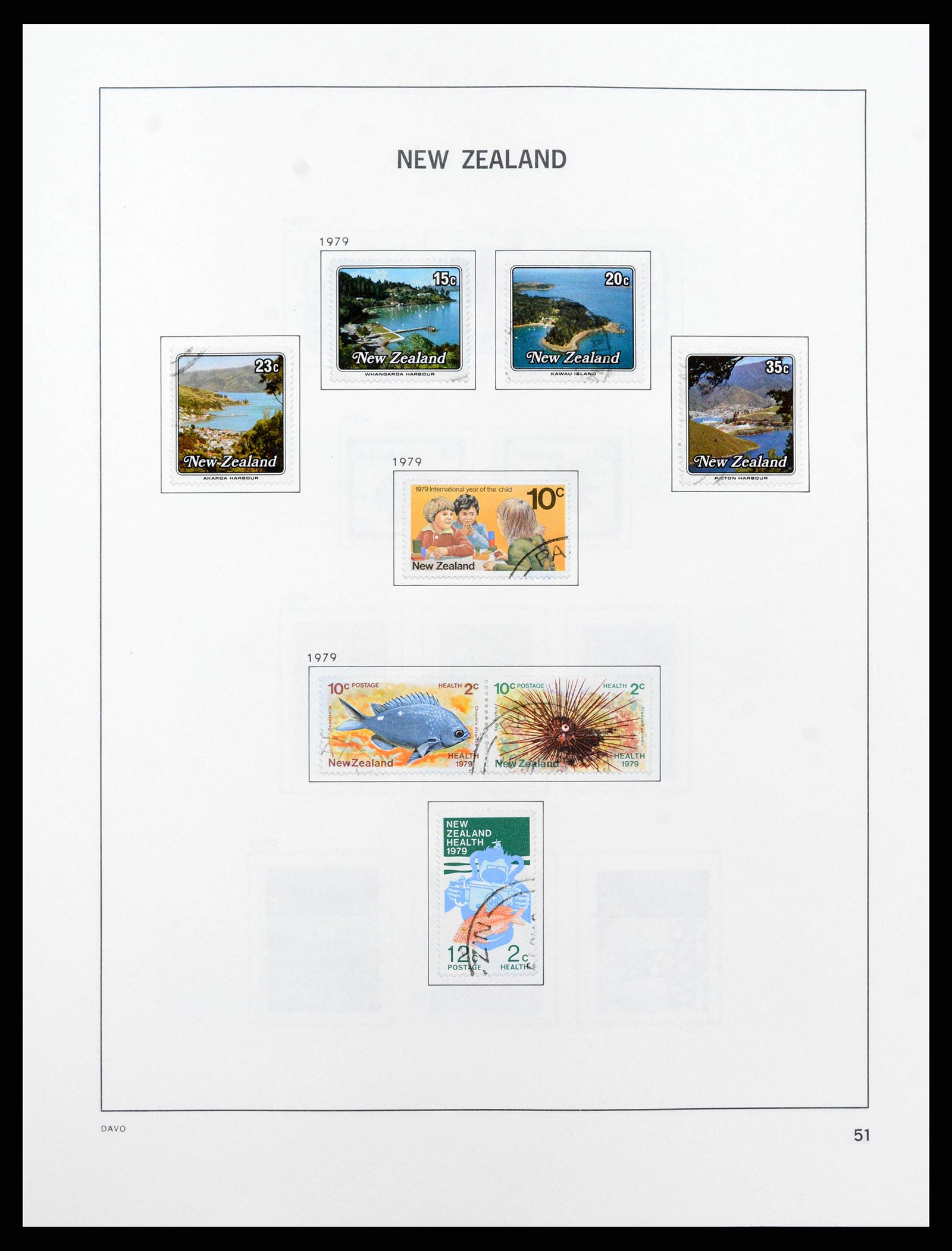 38741 0052 - Postzegelverzameling 38741 Nieuw Zeeland 1855-1990.