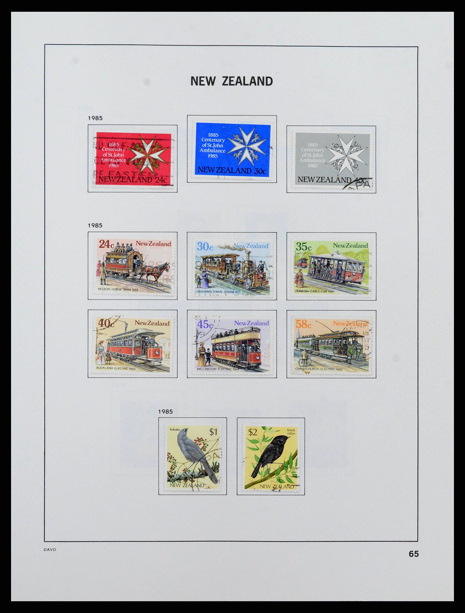 38741 0066 - Stamp collection 38741 New Zealand 1855-1990.