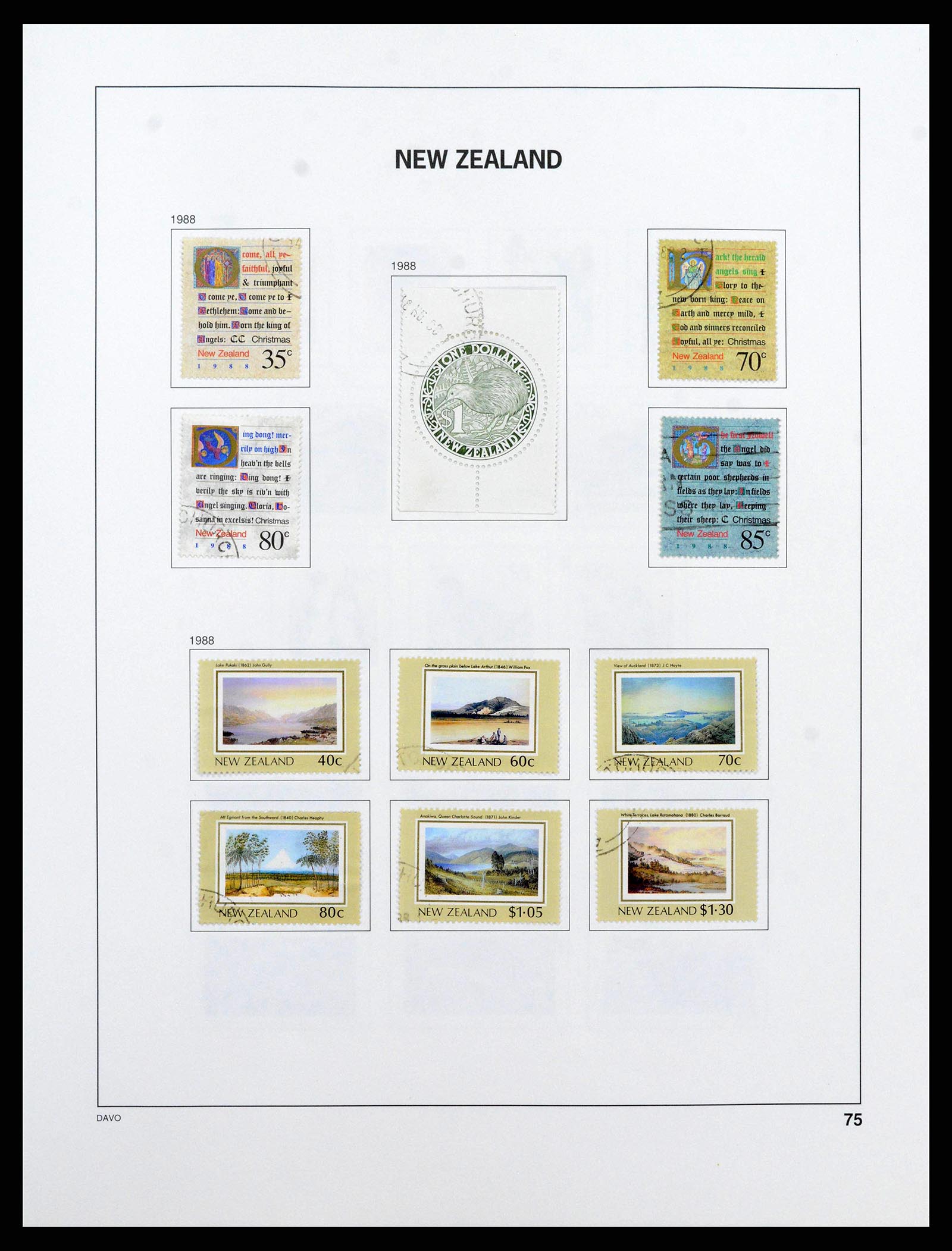 38741 0076 - Stamp collection 38741 New Zealand 1855-1990.