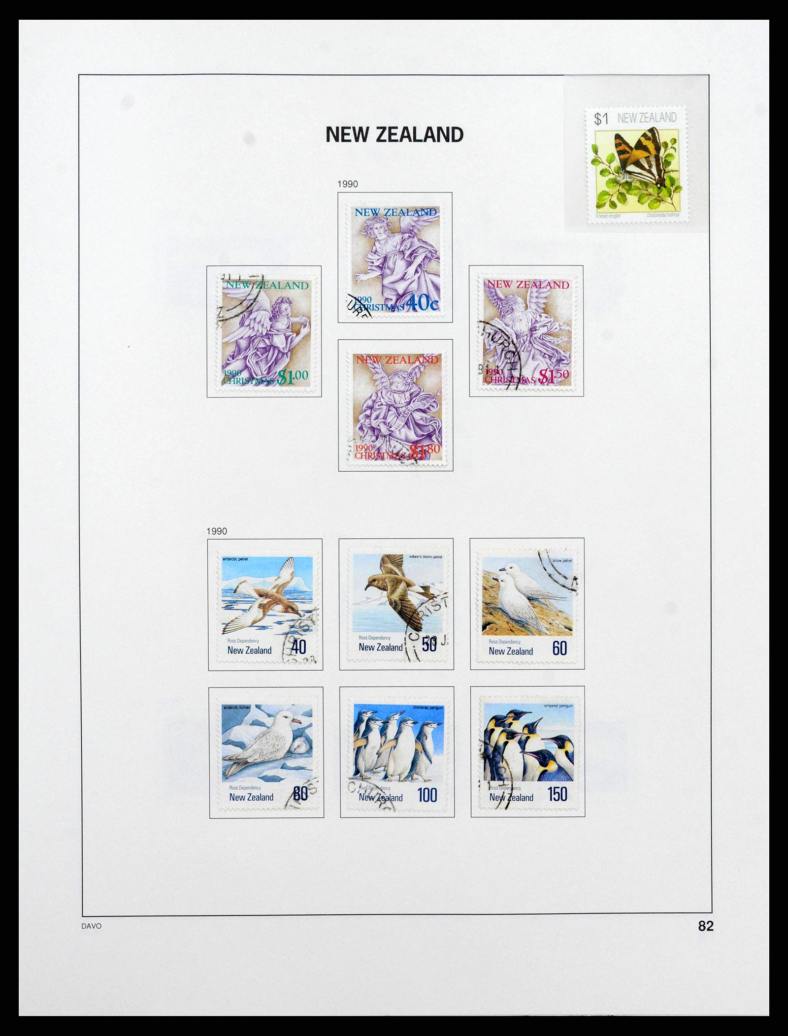 38741 0083 - Stamp collection 38741 New Zealand 1855-1990.