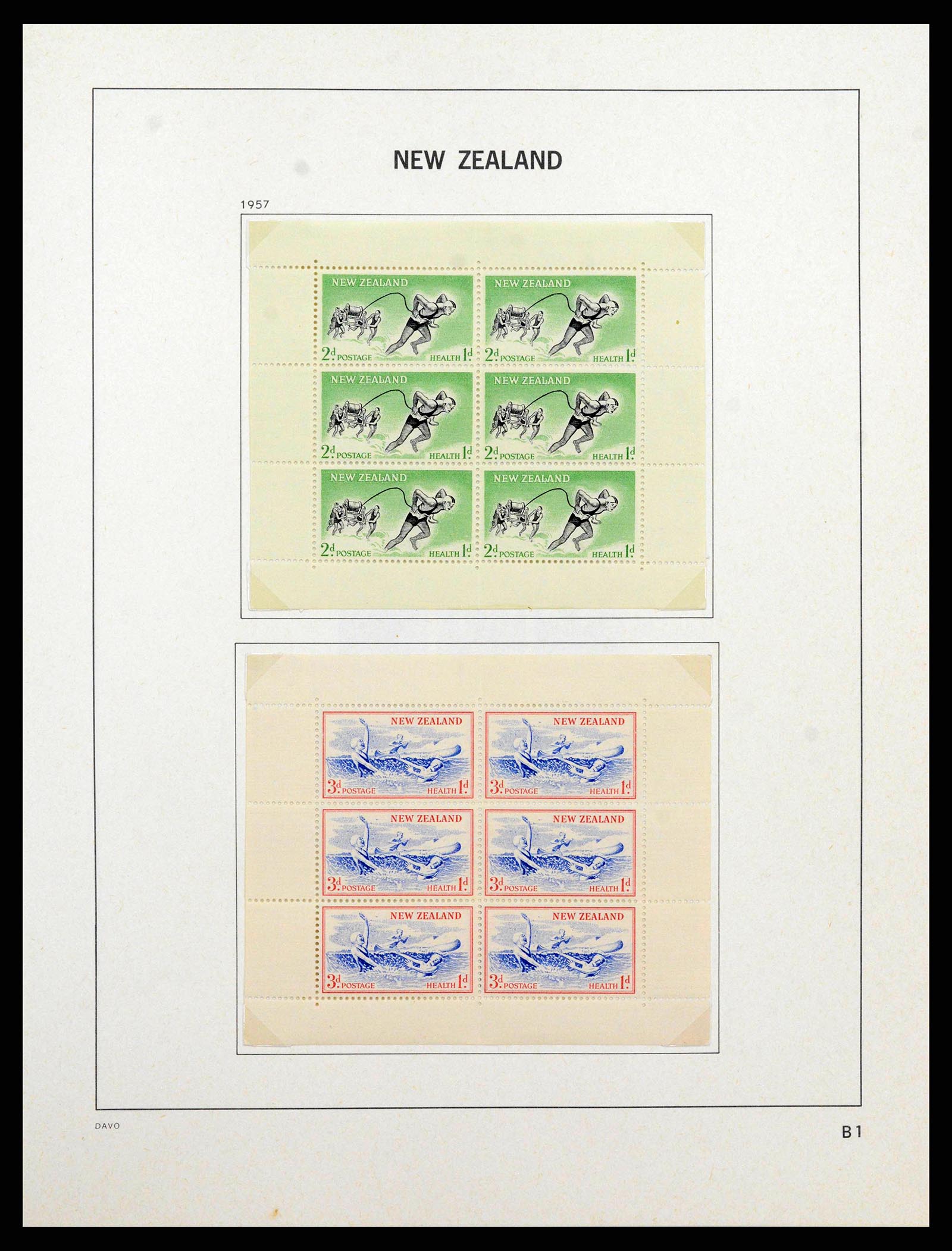 38741 0085 - Stamp collection 38741 New Zealand 1855-1990.