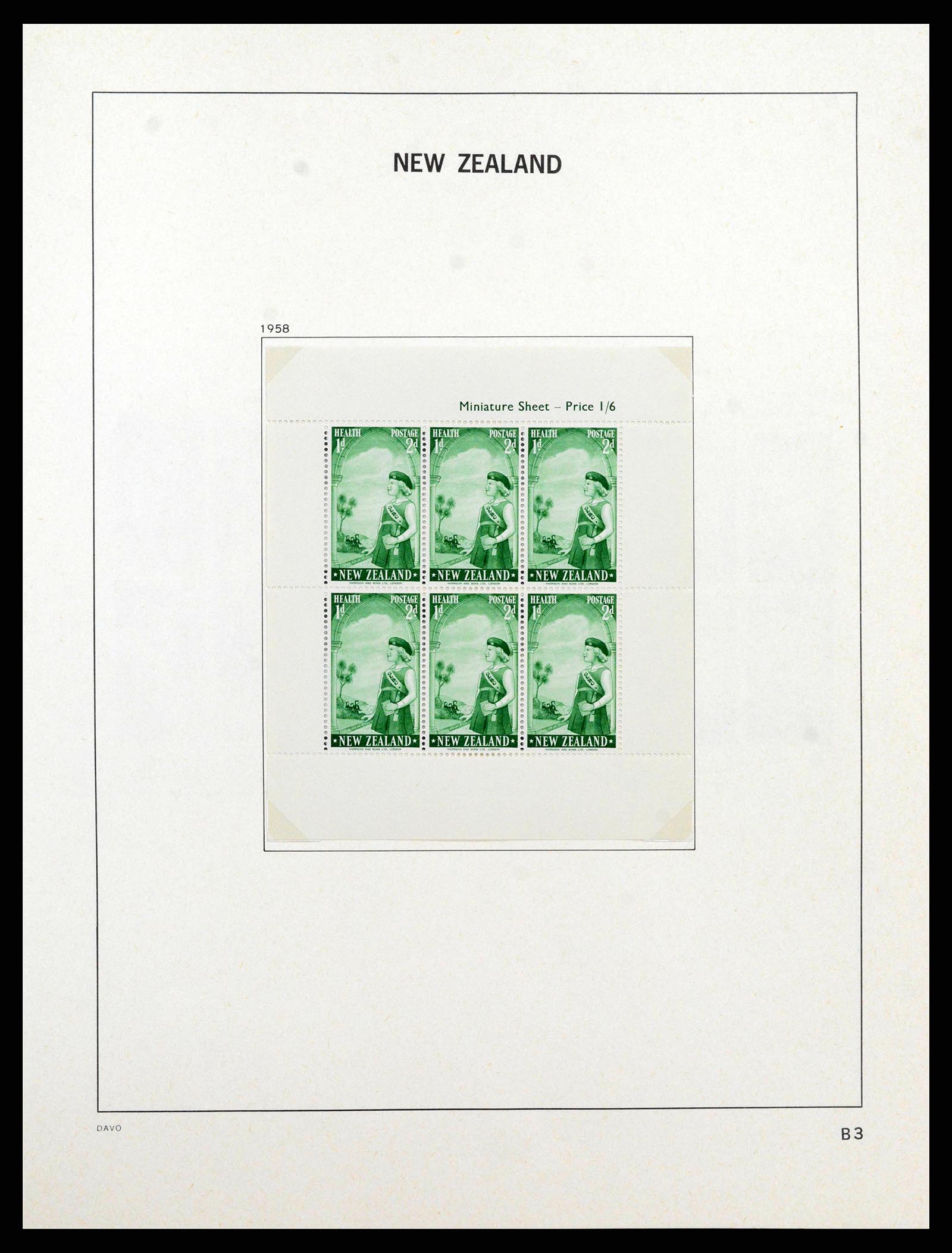 38741 0087 - Stamp collection 38741 New Zealand 1855-1990.