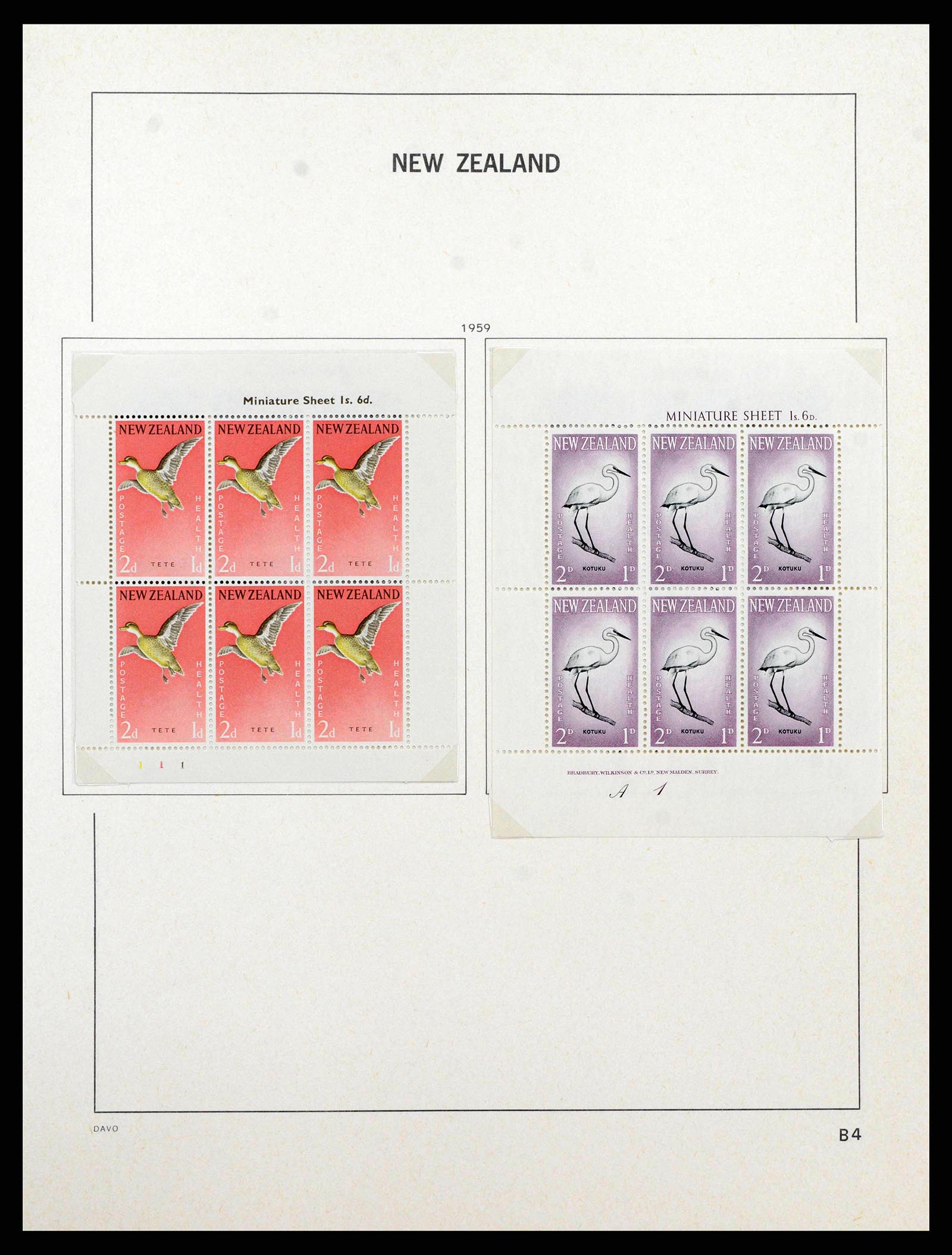 38741 0088 - Stamp collection 38741 New Zealand 1855-1990.