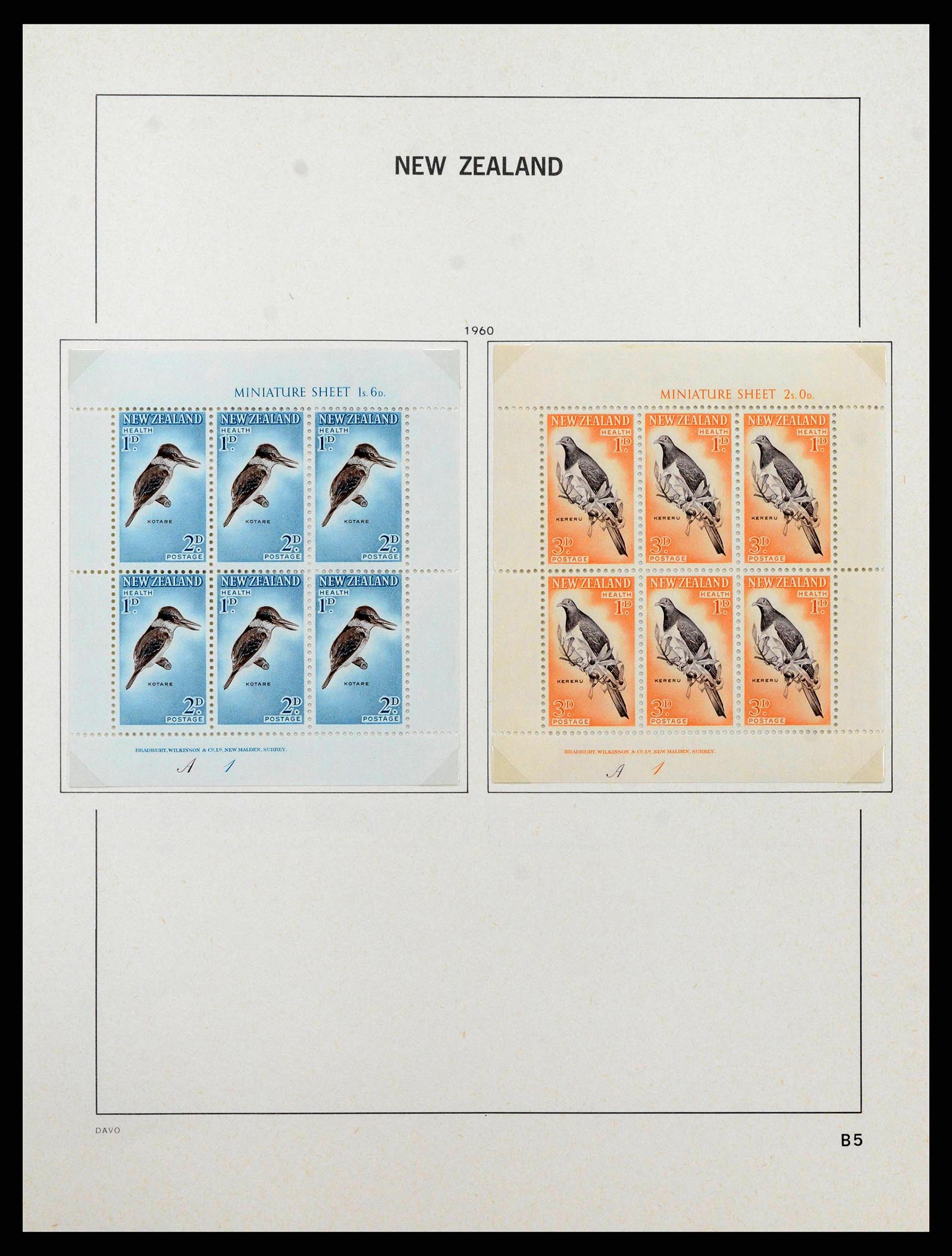 38741 0089 - Stamp collection 38741 New Zealand 1855-1990.