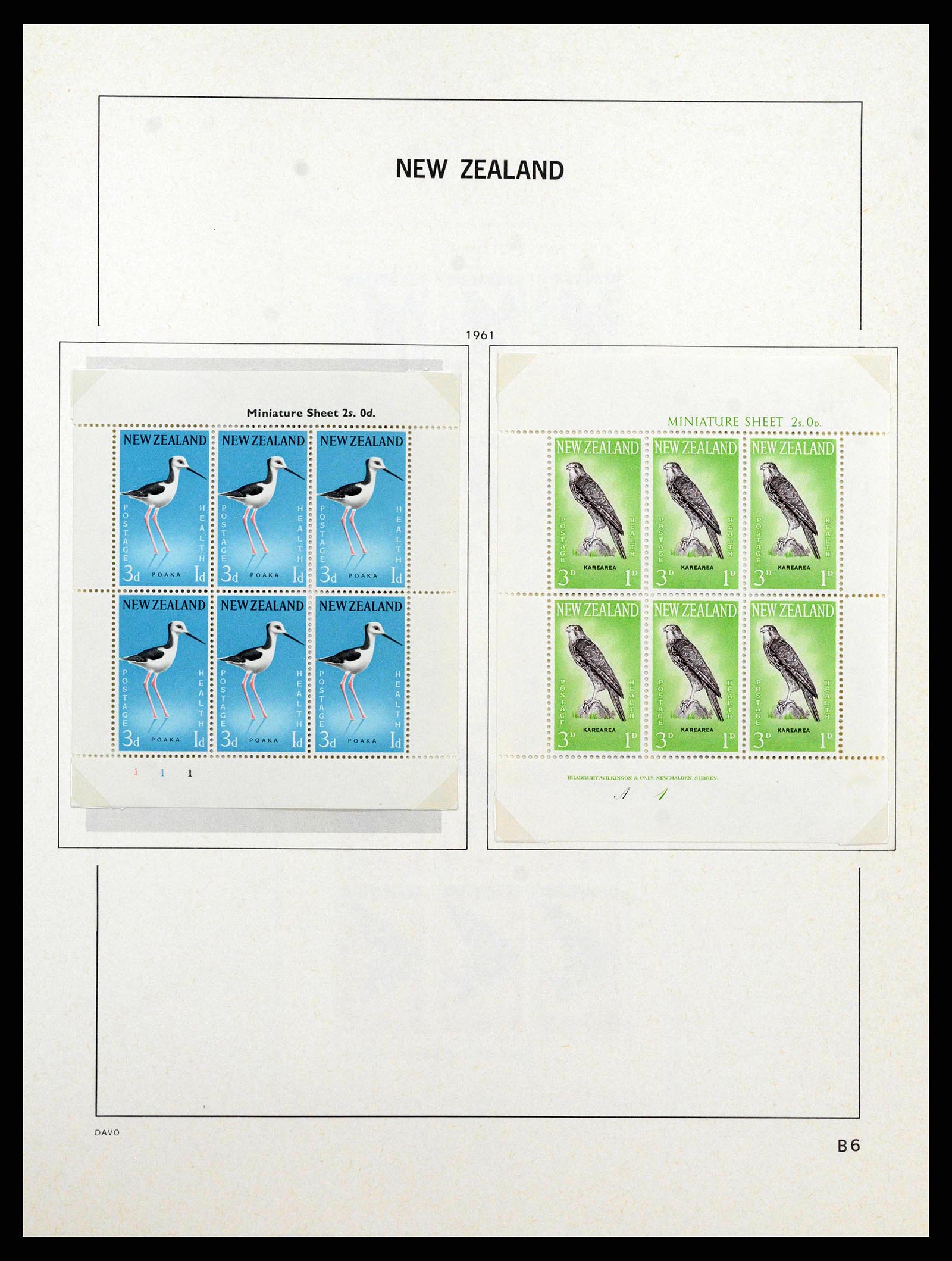 38741 0090 - Stamp collection 38741 New Zealand 1855-1990.