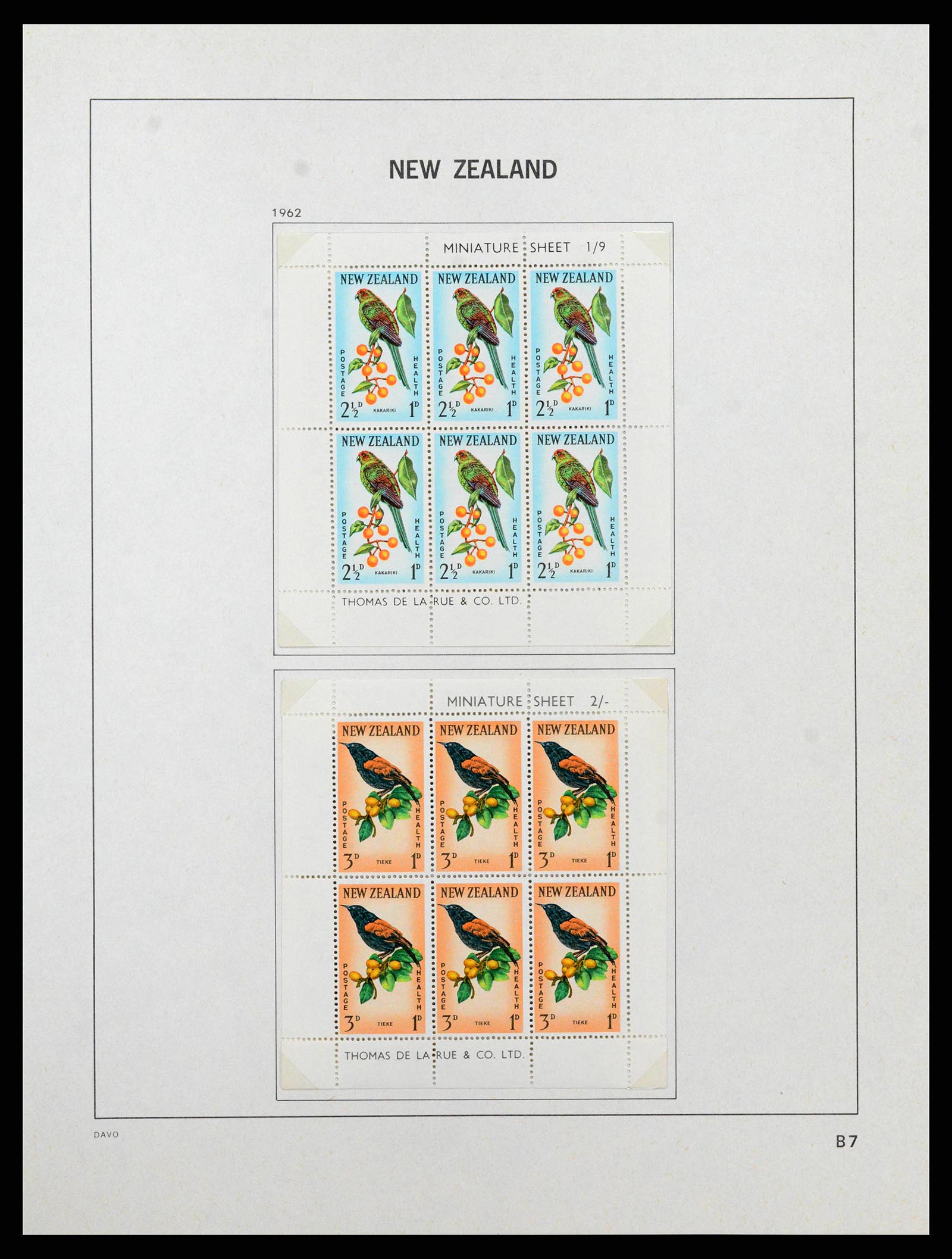 38741 0091 - Stamp collection 38741 New Zealand 1855-1990.