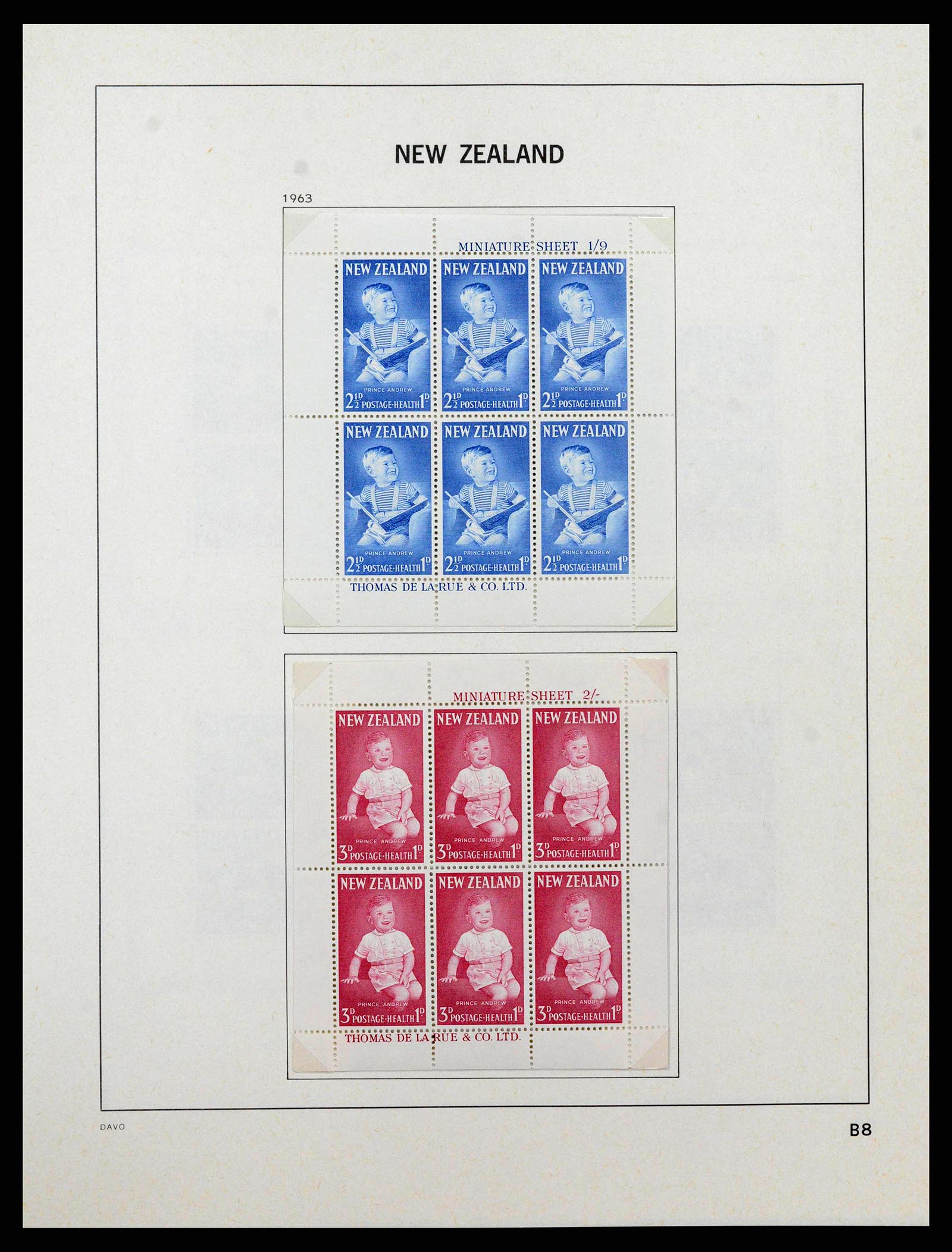 38741 0092 - Stamp collection 38741 New Zealand 1855-1990.