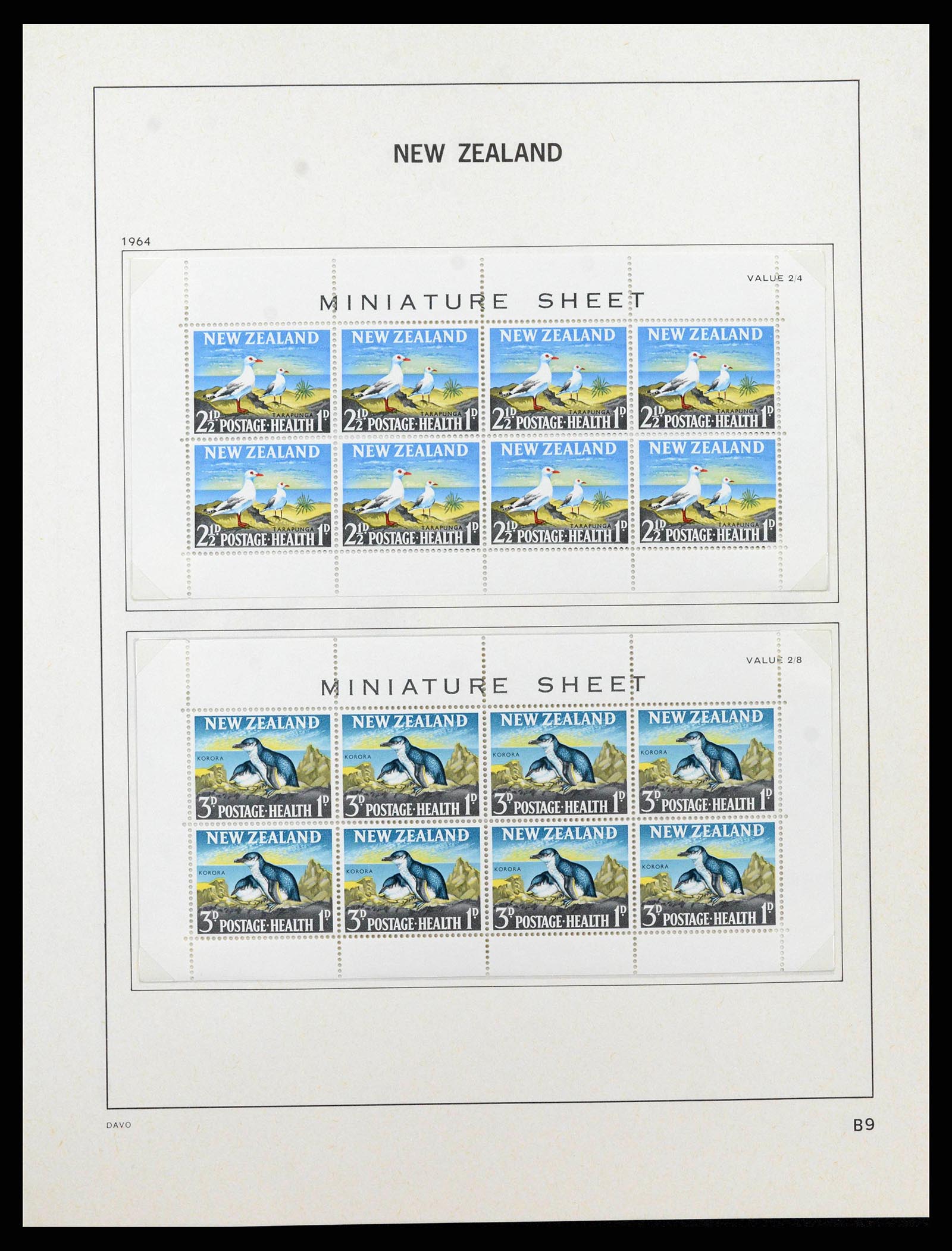 38741 0093 - Stamp collection 38741 New Zealand 1855-1990.