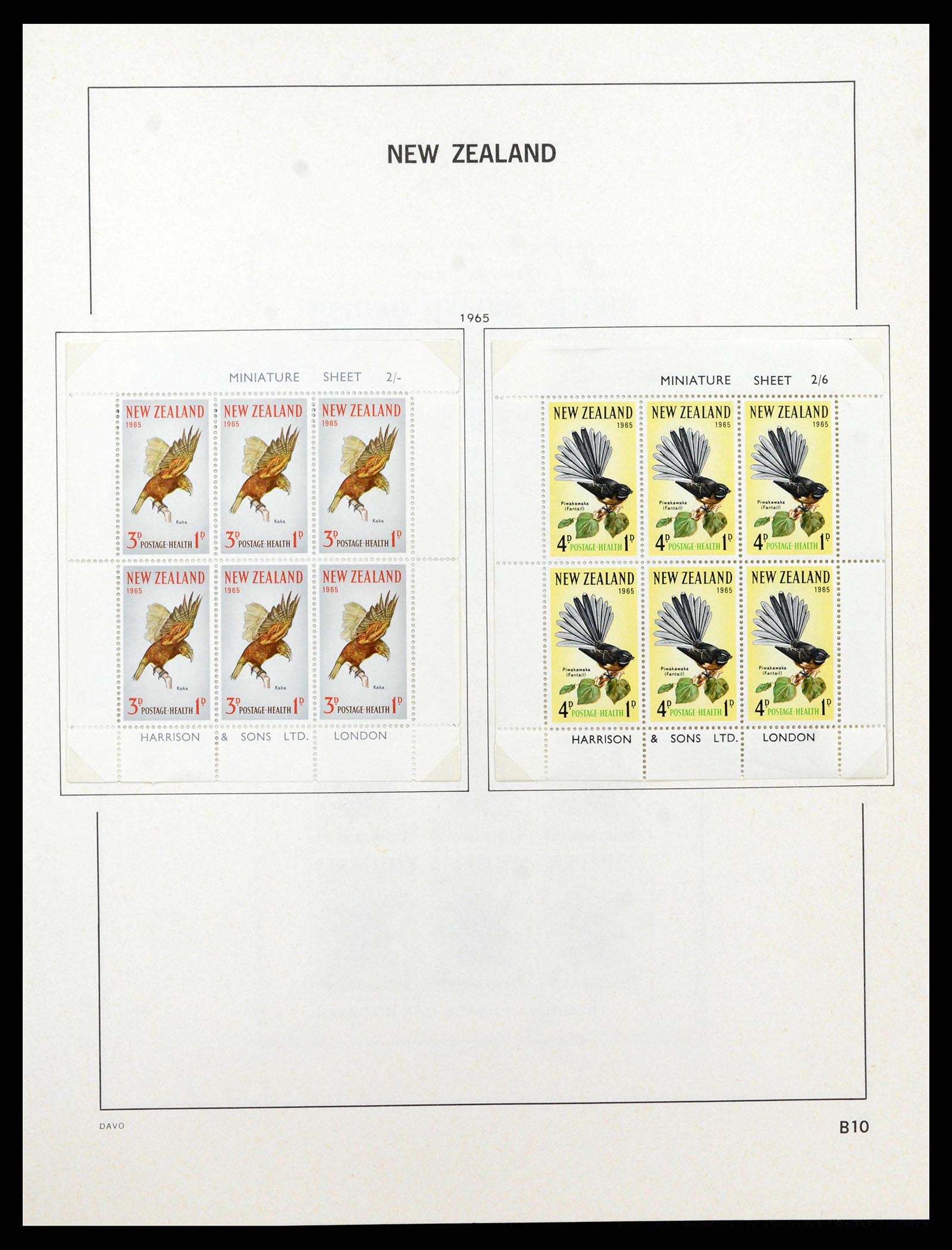 38741 0094 - Stamp collection 38741 New Zealand 1855-1990.
